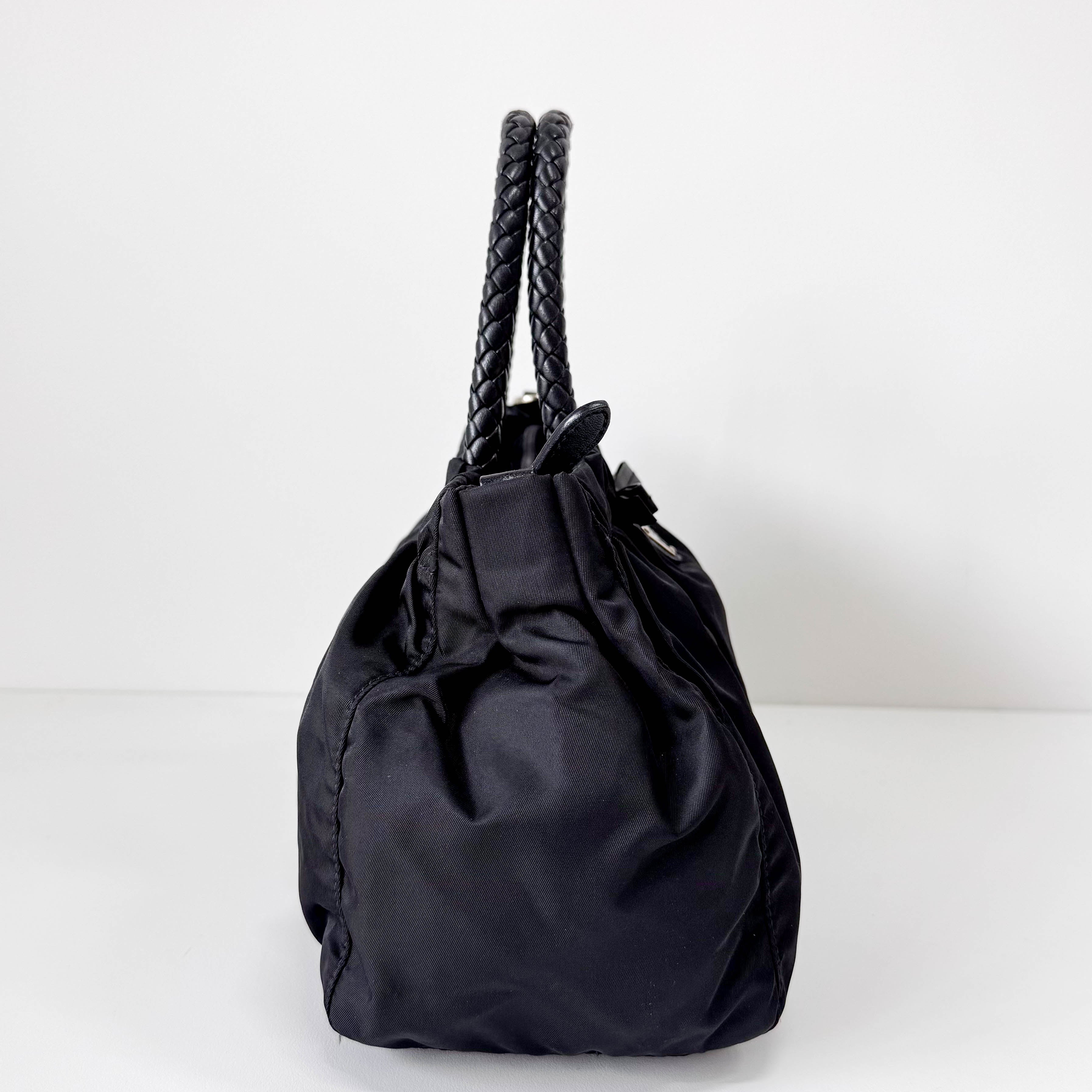 Ribbon Tessuto Nylon Handle Bag