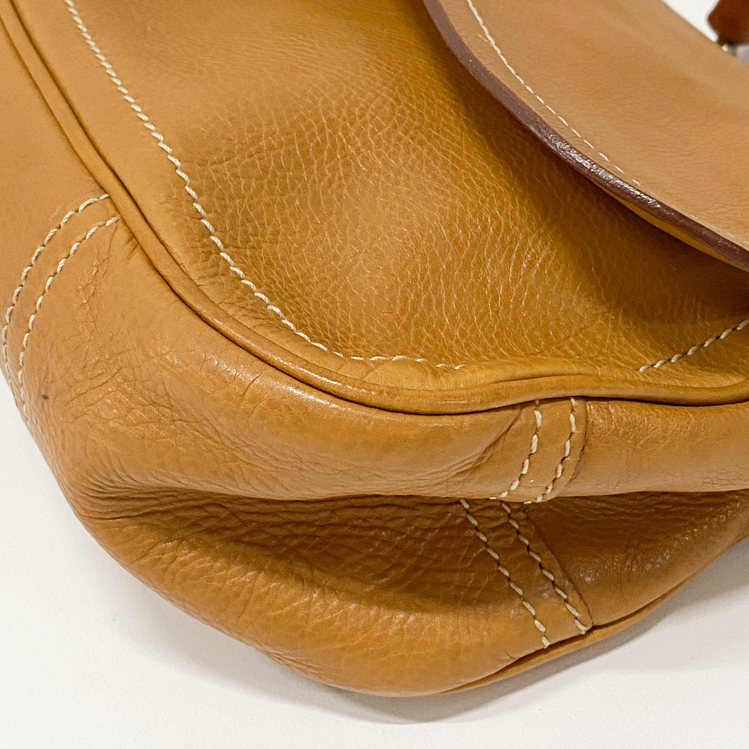 Brown Leather Shoulder Bag