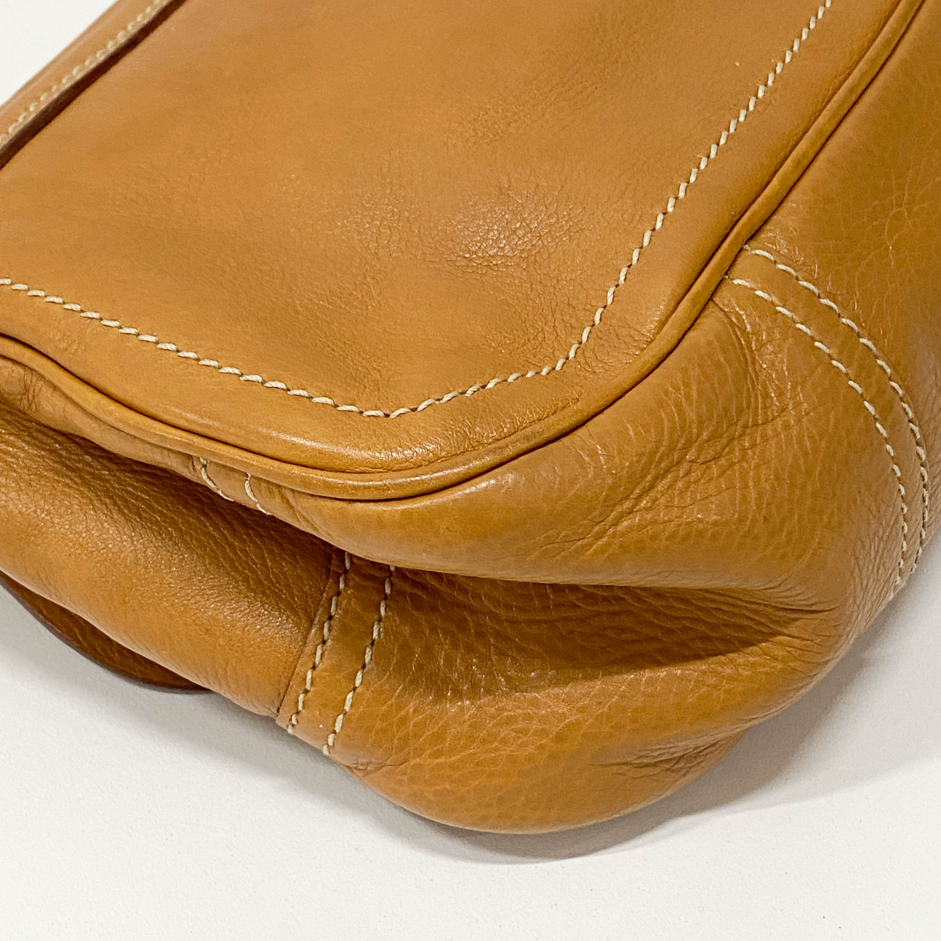 Brown Leather Shoulder Bag