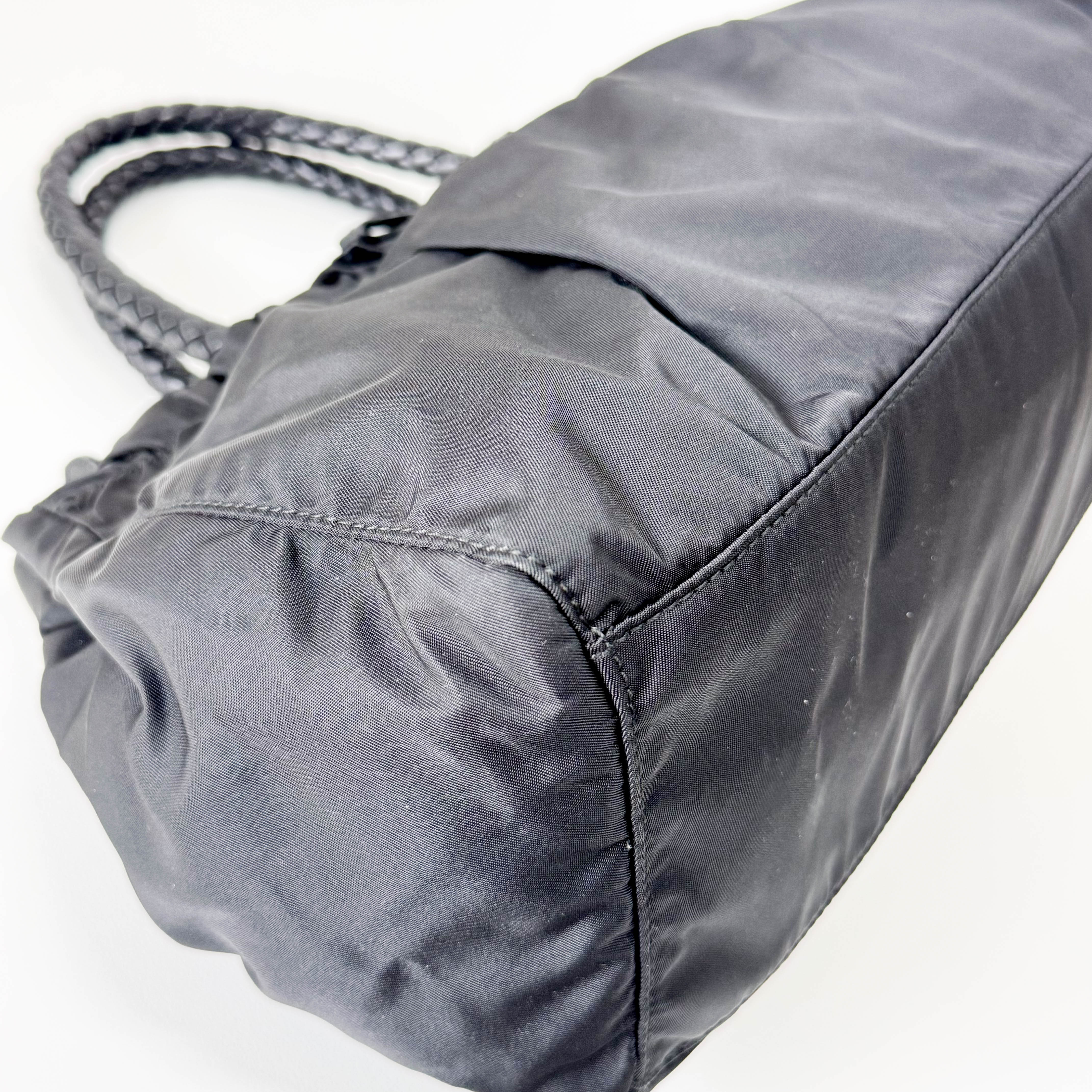 Ribbon Tessuto Nylon Handle Bag