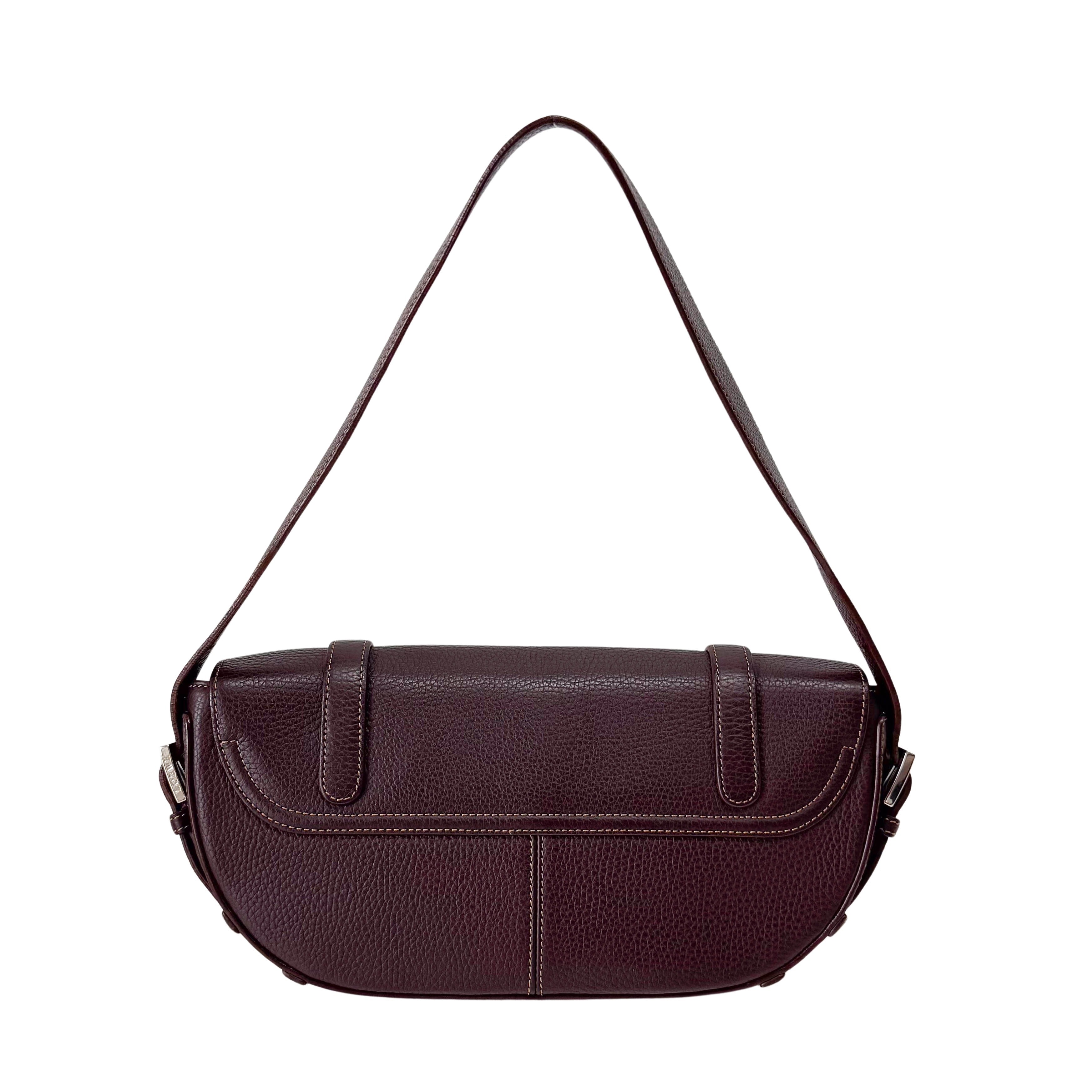 Brown Leather Shoulder Bag