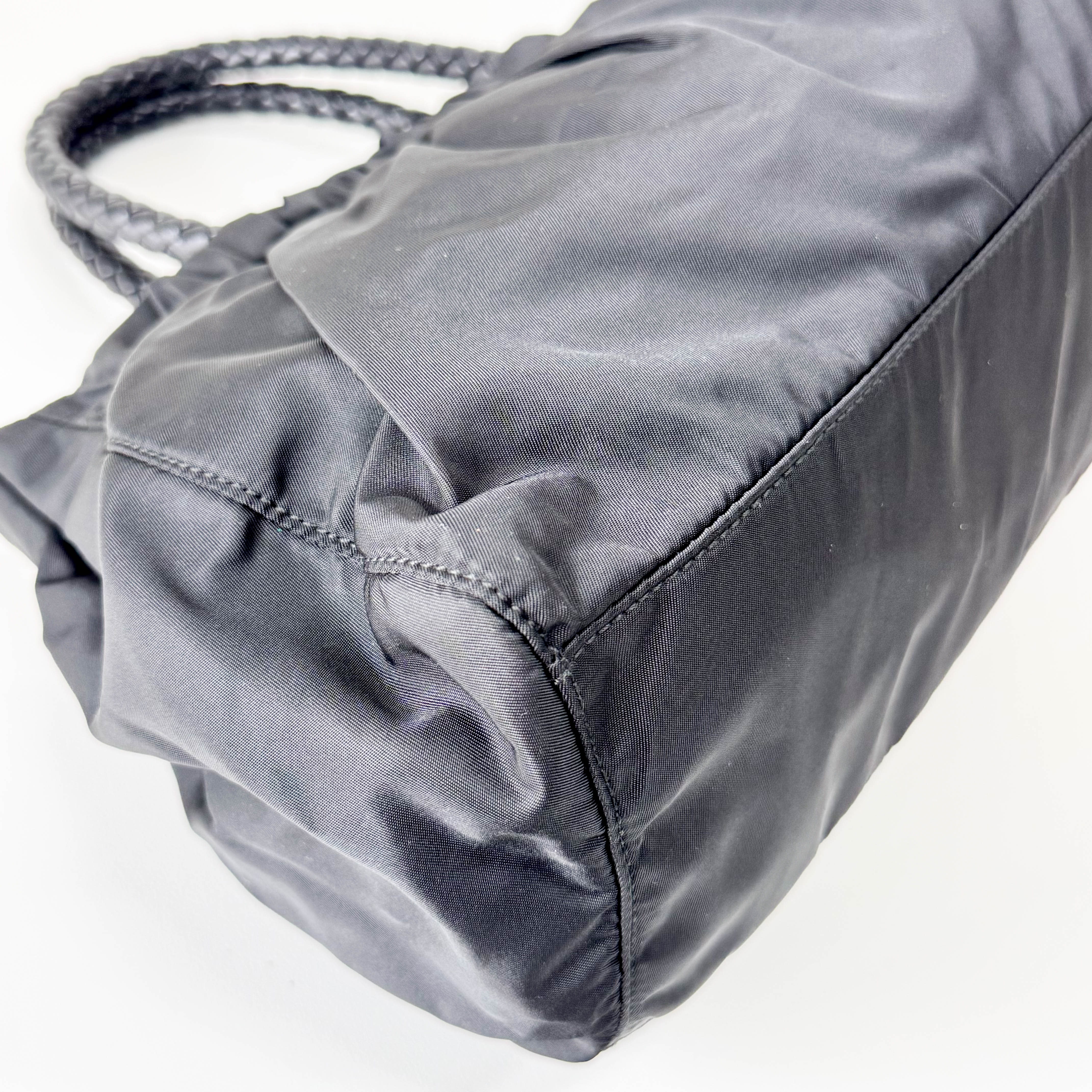 Ribbon Tessuto Nylon Handle Bag