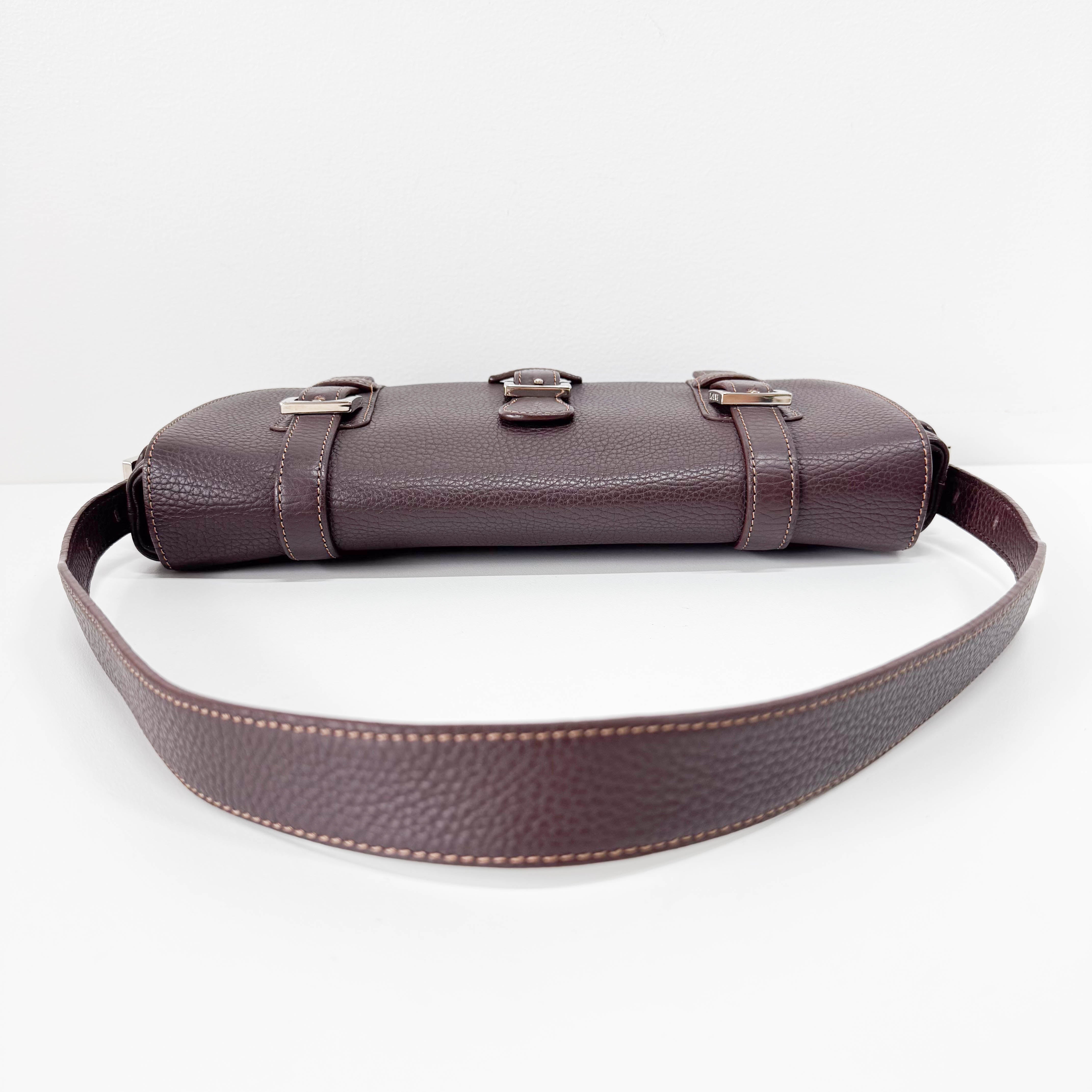 Brown Leather Shoulder Bag