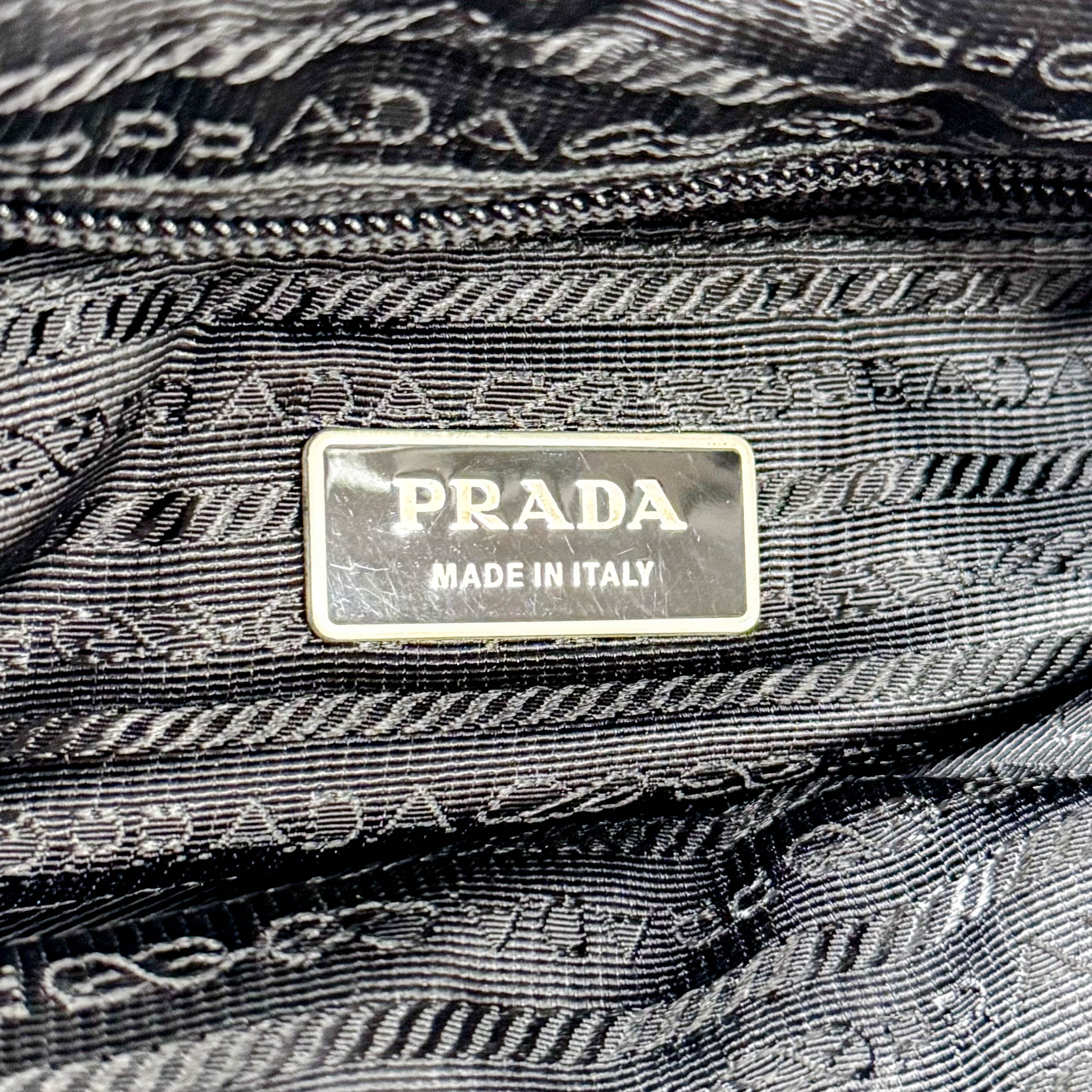 Ribbon Tessuto Nylon Handle Bag