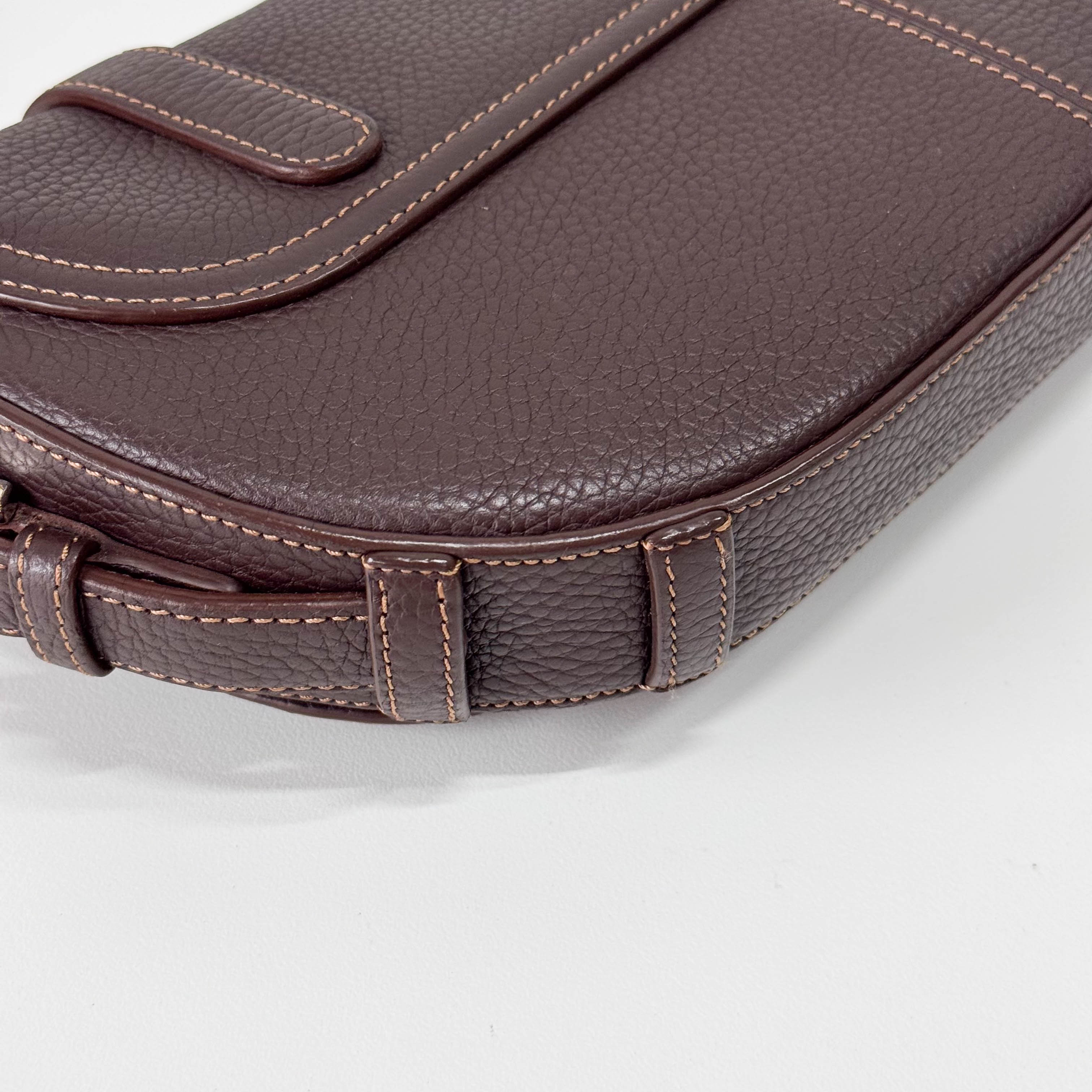 Brown Leather Shoulder Bag