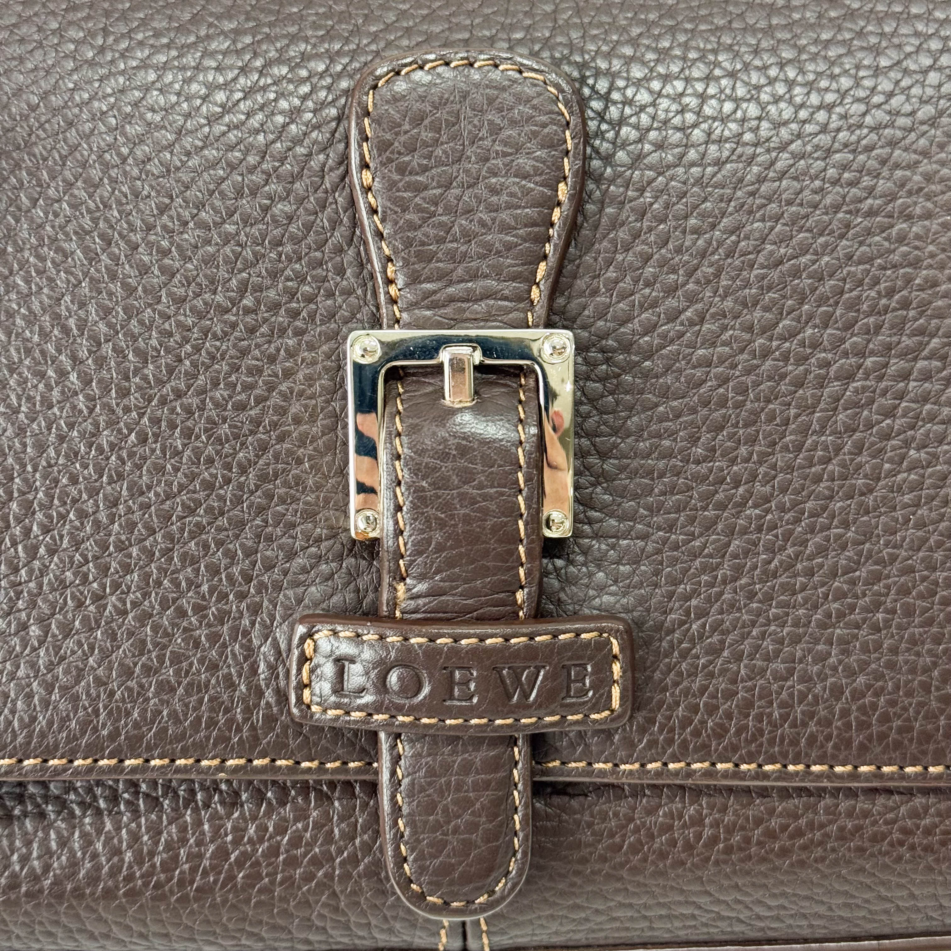 Brown Leather Shoulder Bag