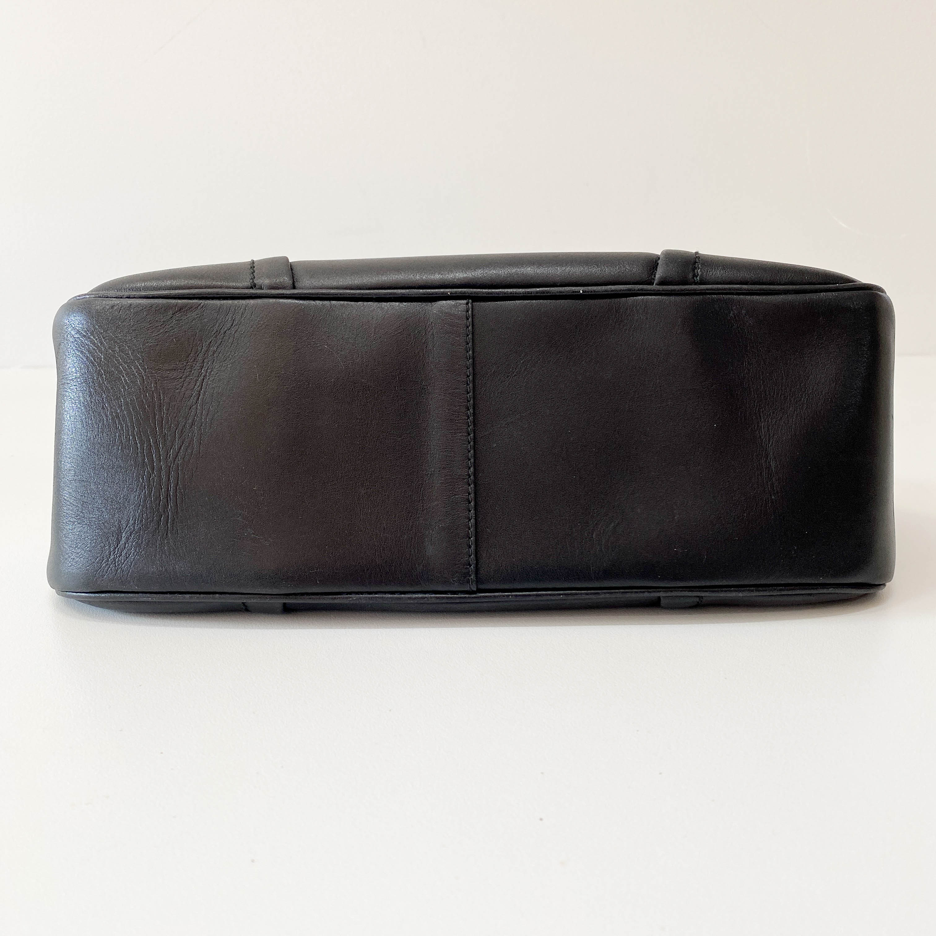 Black Leather Shoulder Bag