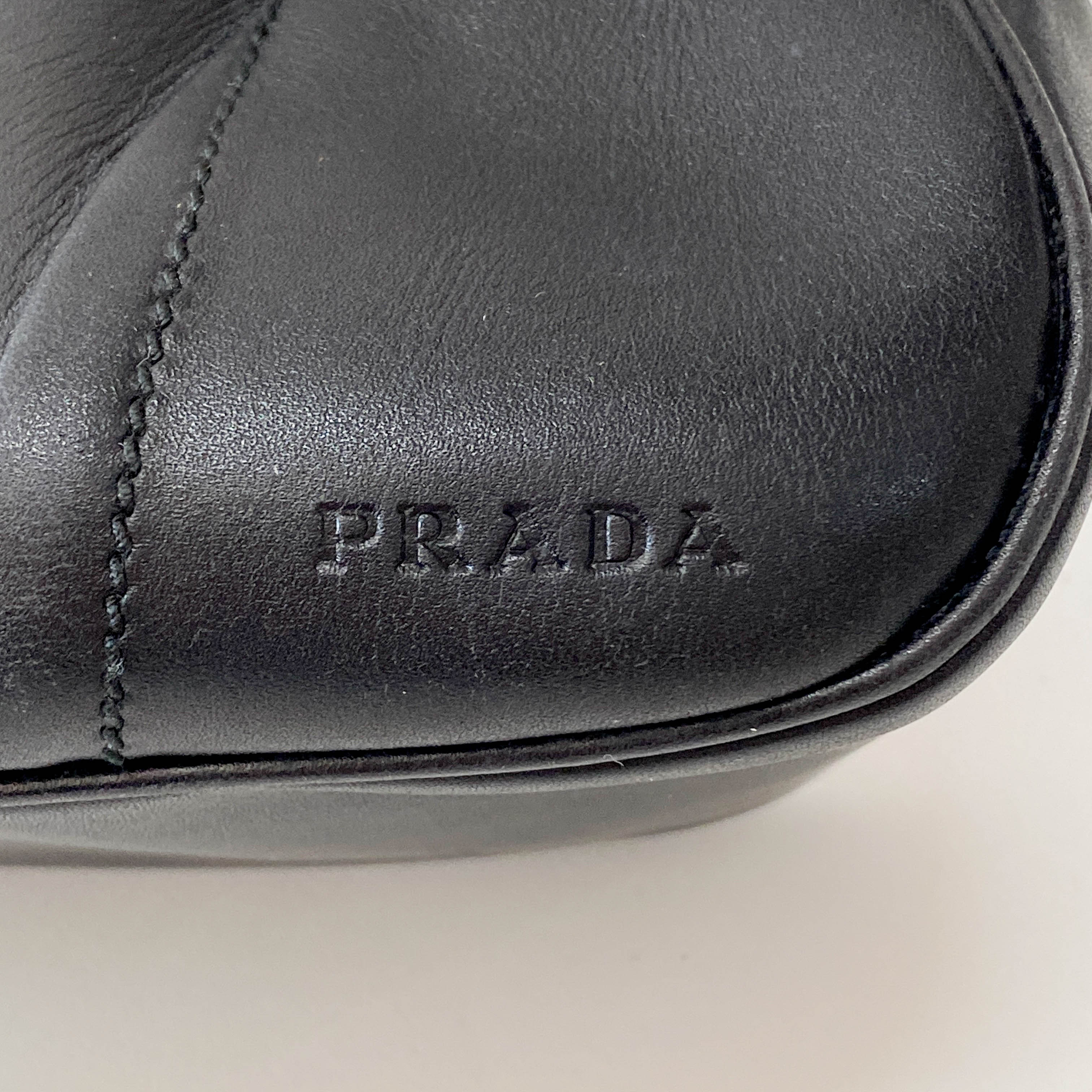 Black Leather Shoulder Bag