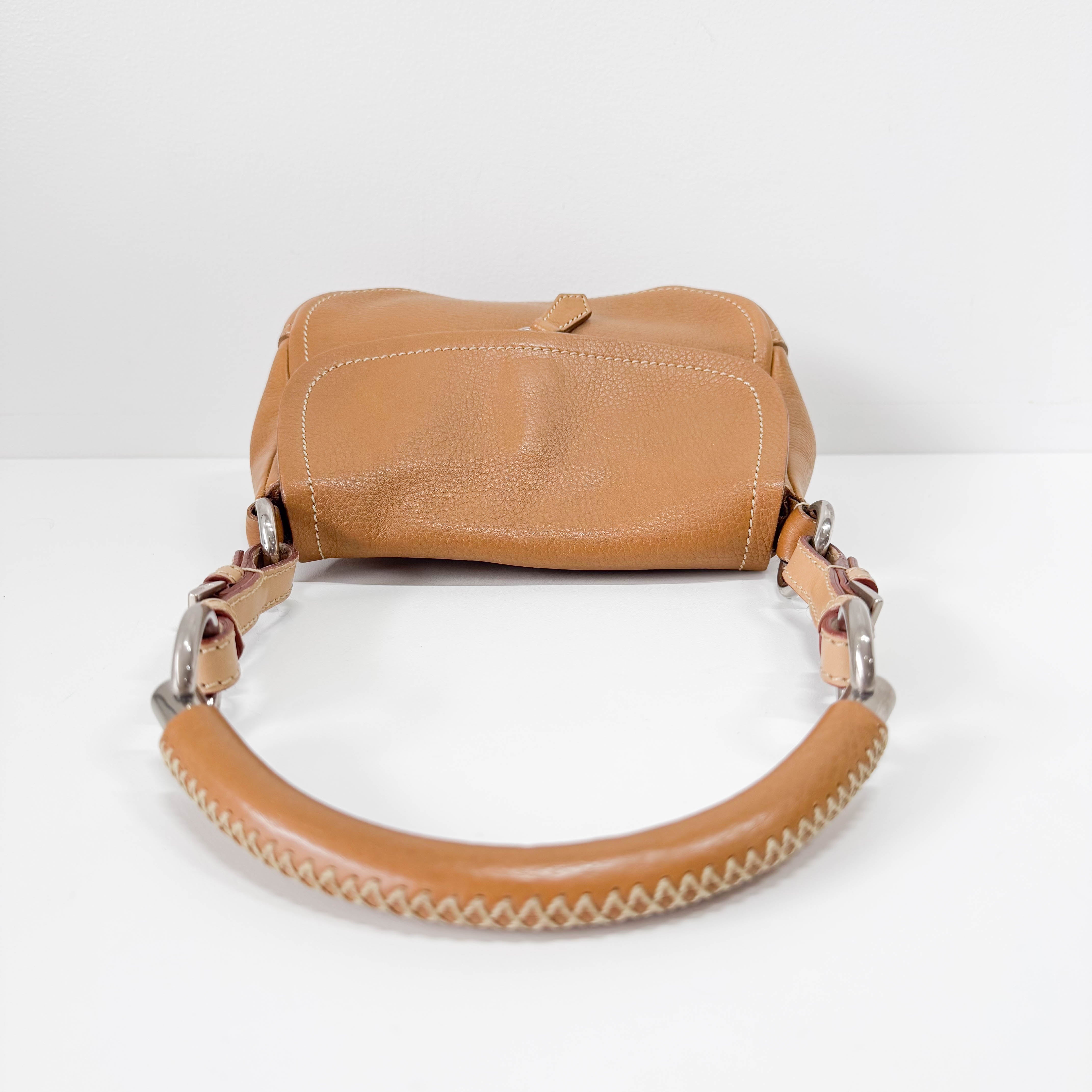 Small Brown Leather Shoulder Bag