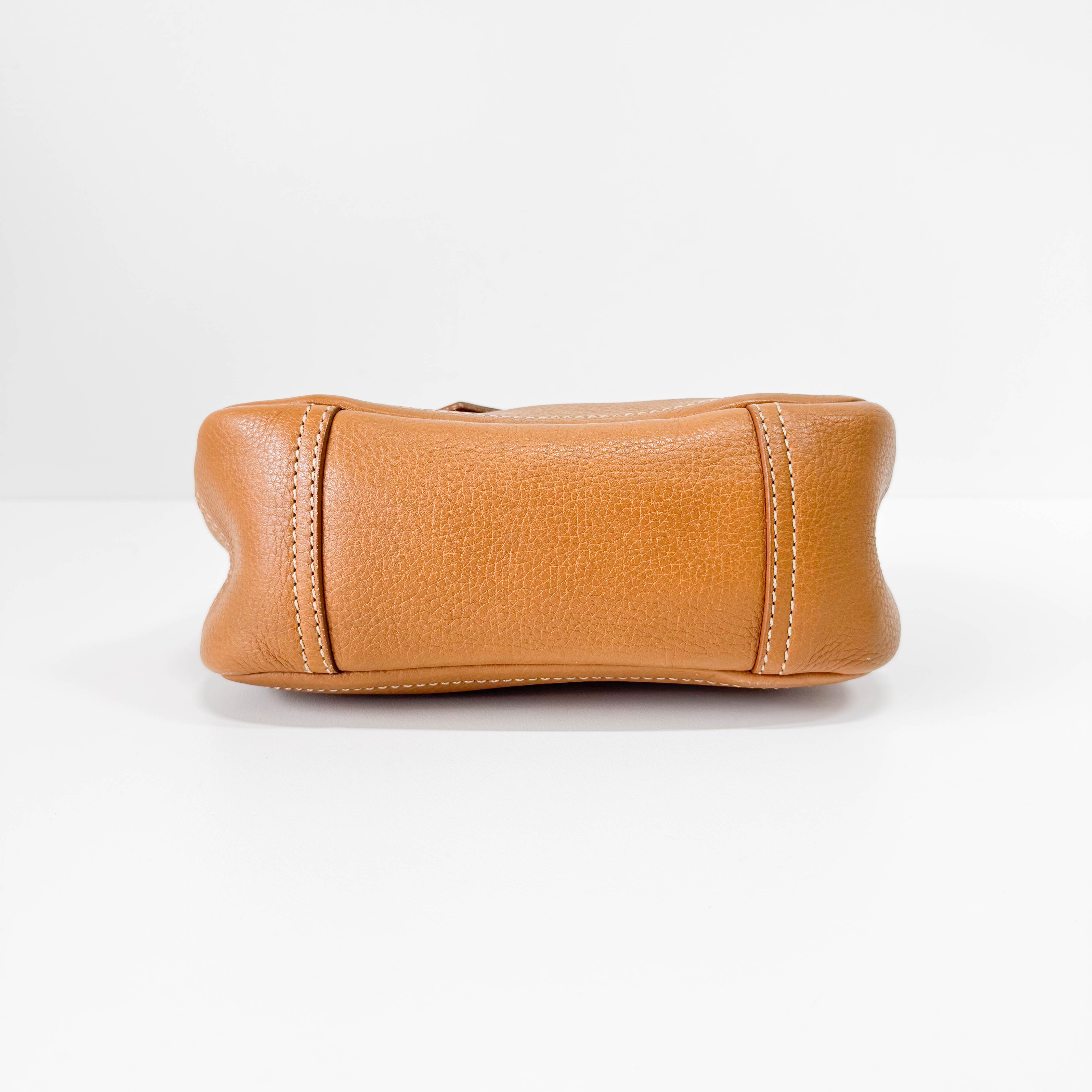 Small Brown Leather Shoulder Bag