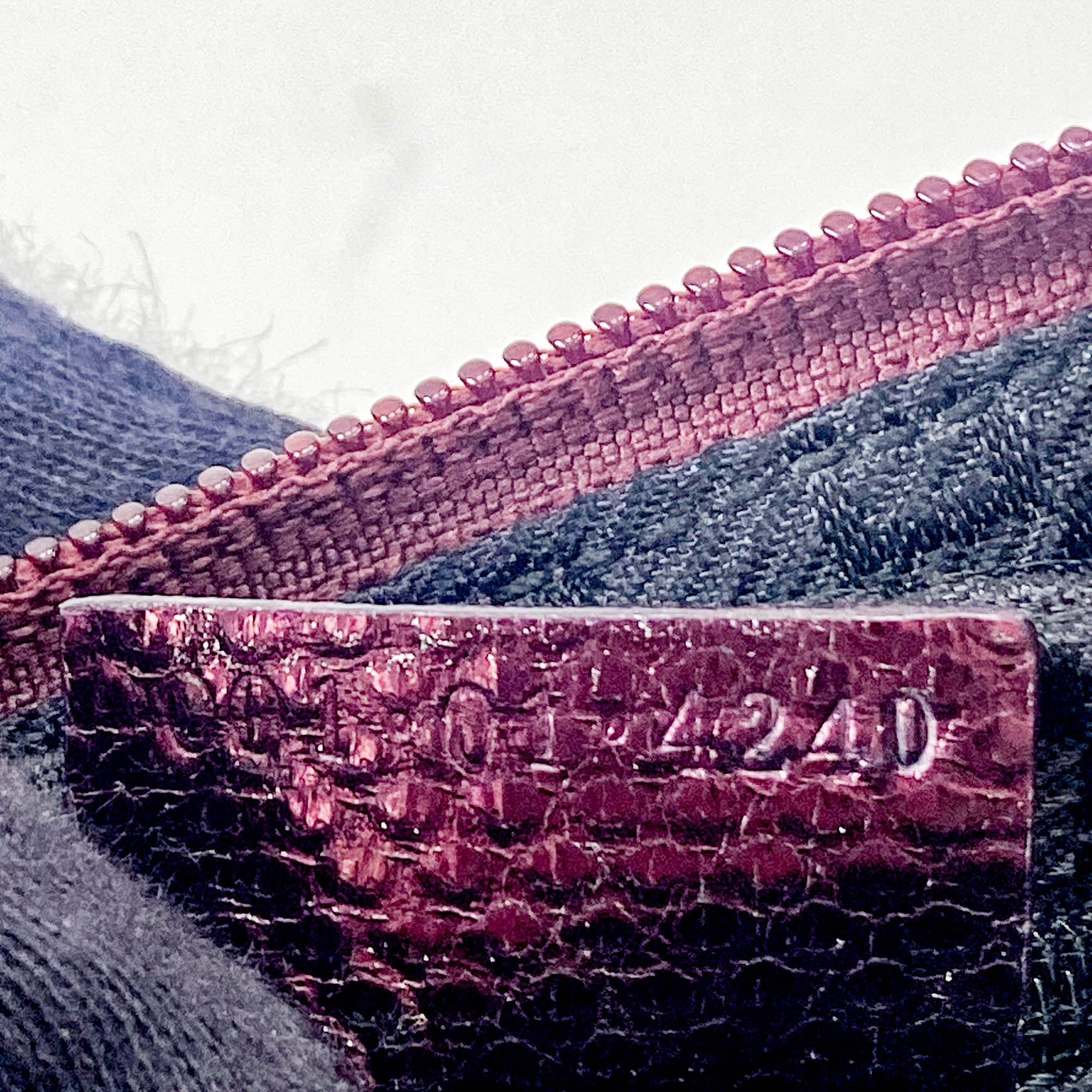 Metallic Purple Leather Shoulder Bag