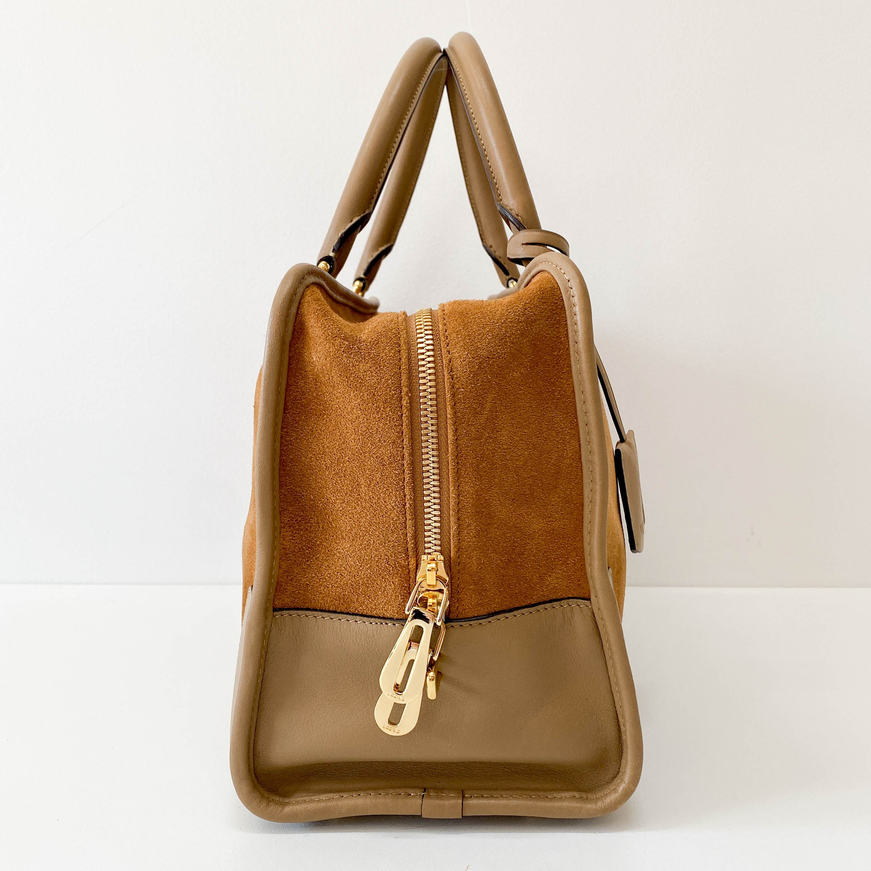 Amazona 36 Brown Suede & Leather Bag