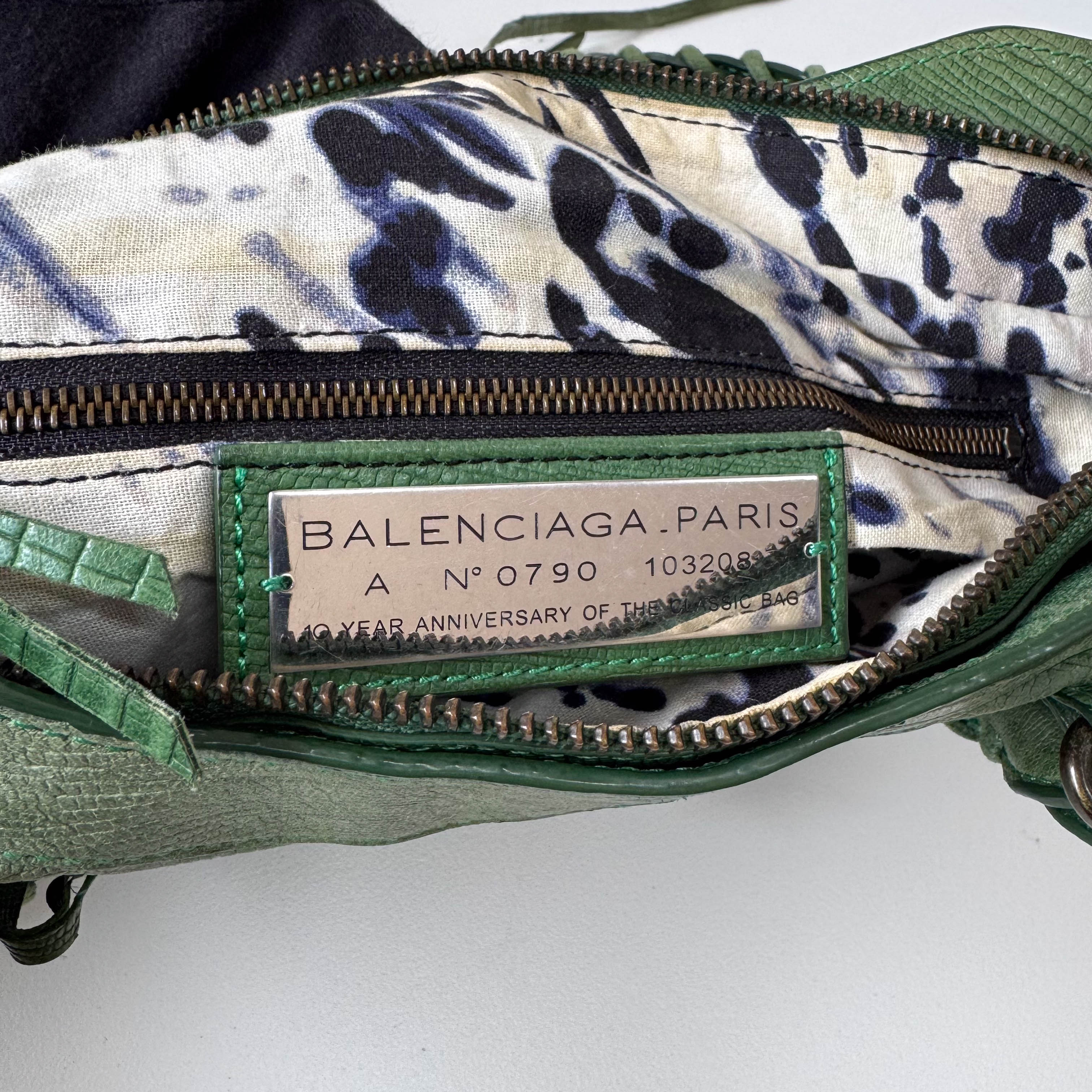 The First Green Leather Bag