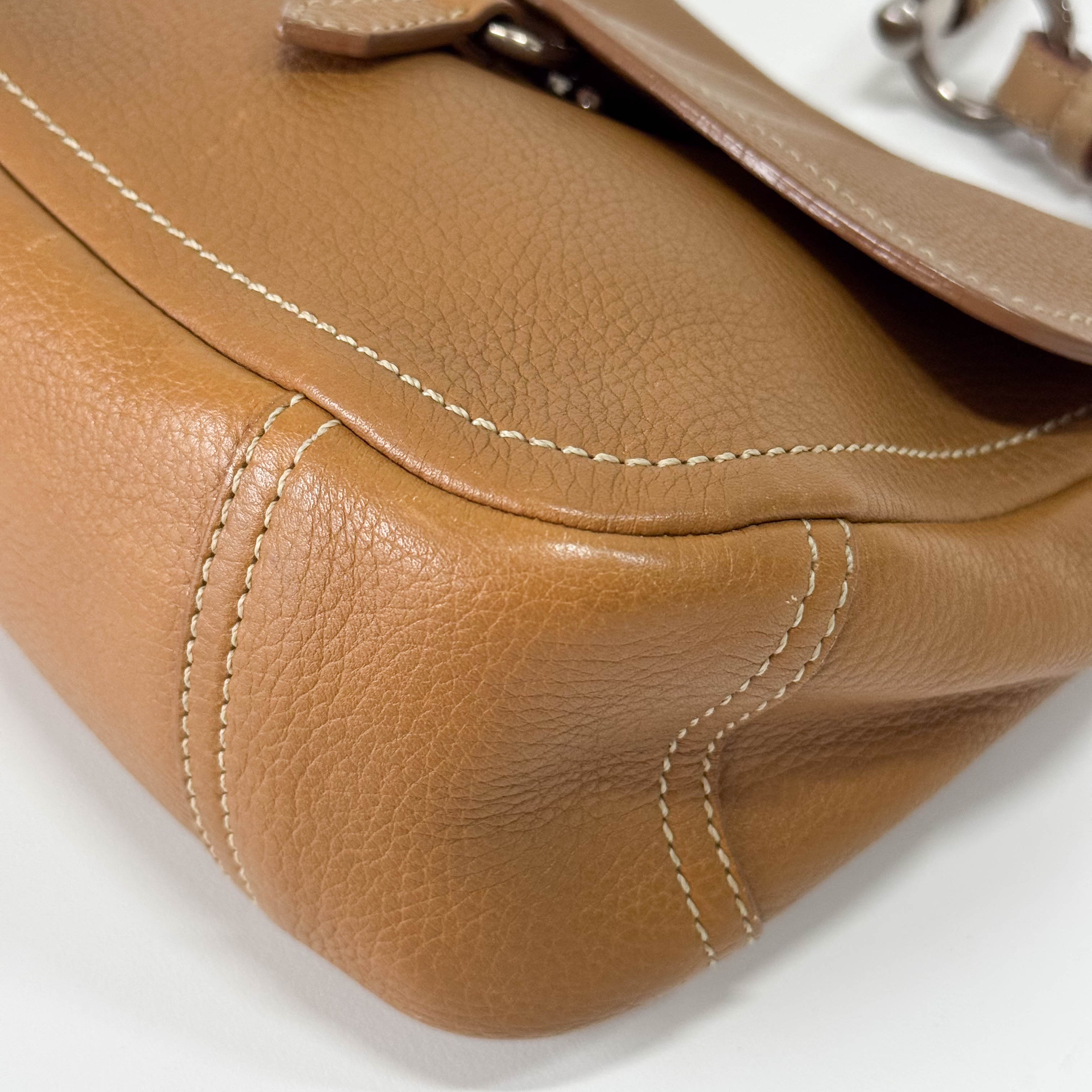 Small Brown Leather Shoulder Bag