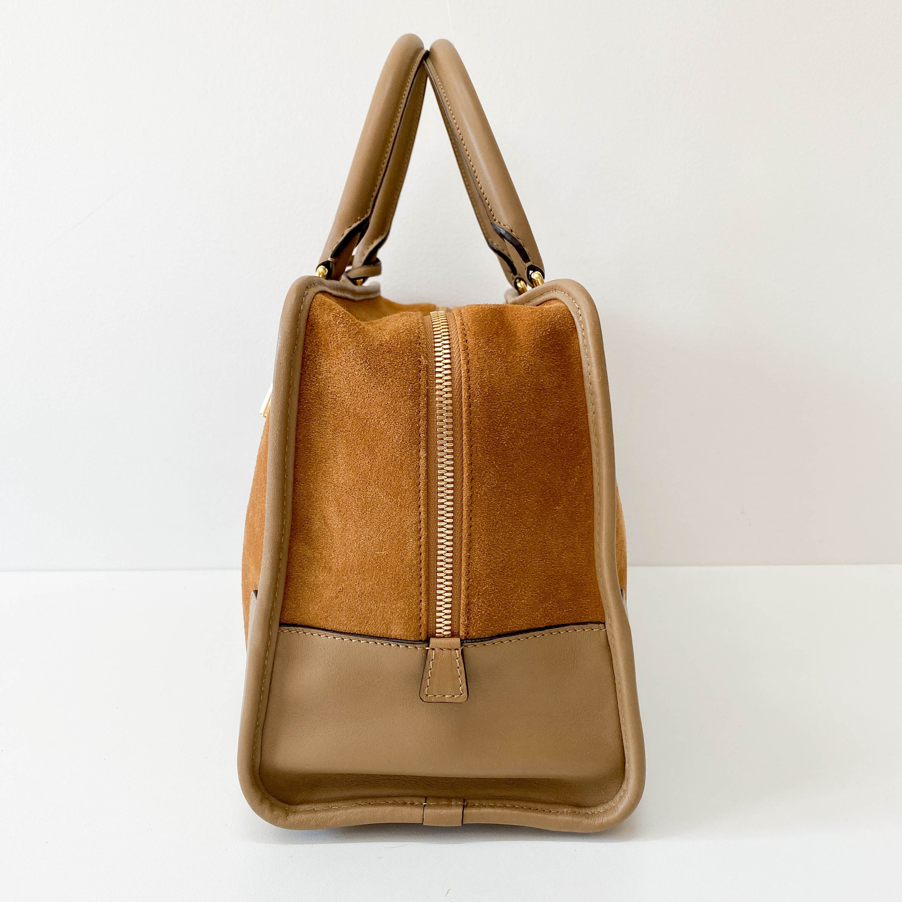 Amazona 36 Brown Suede & Leather Bag