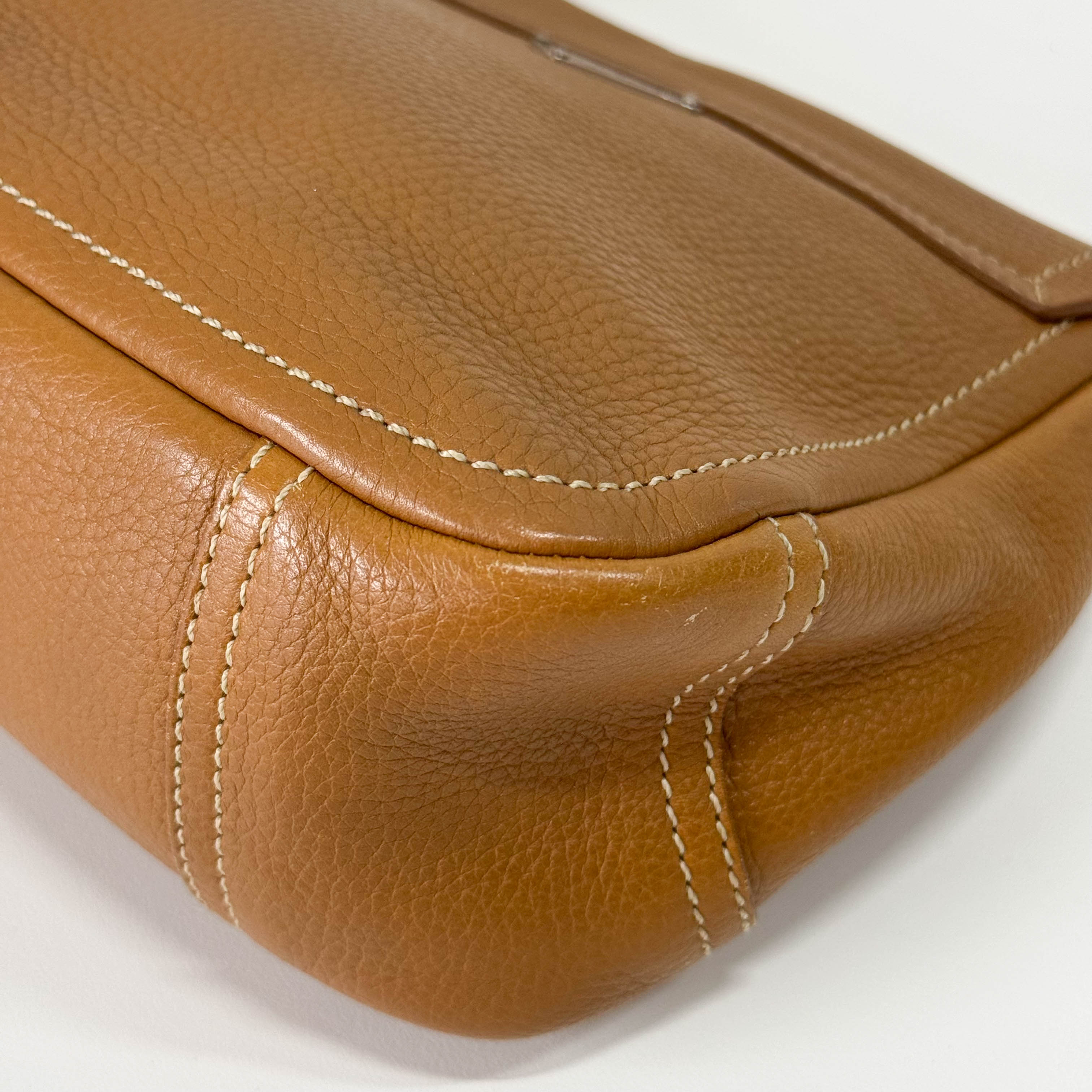 Small Brown Leather Shoulder Bag
