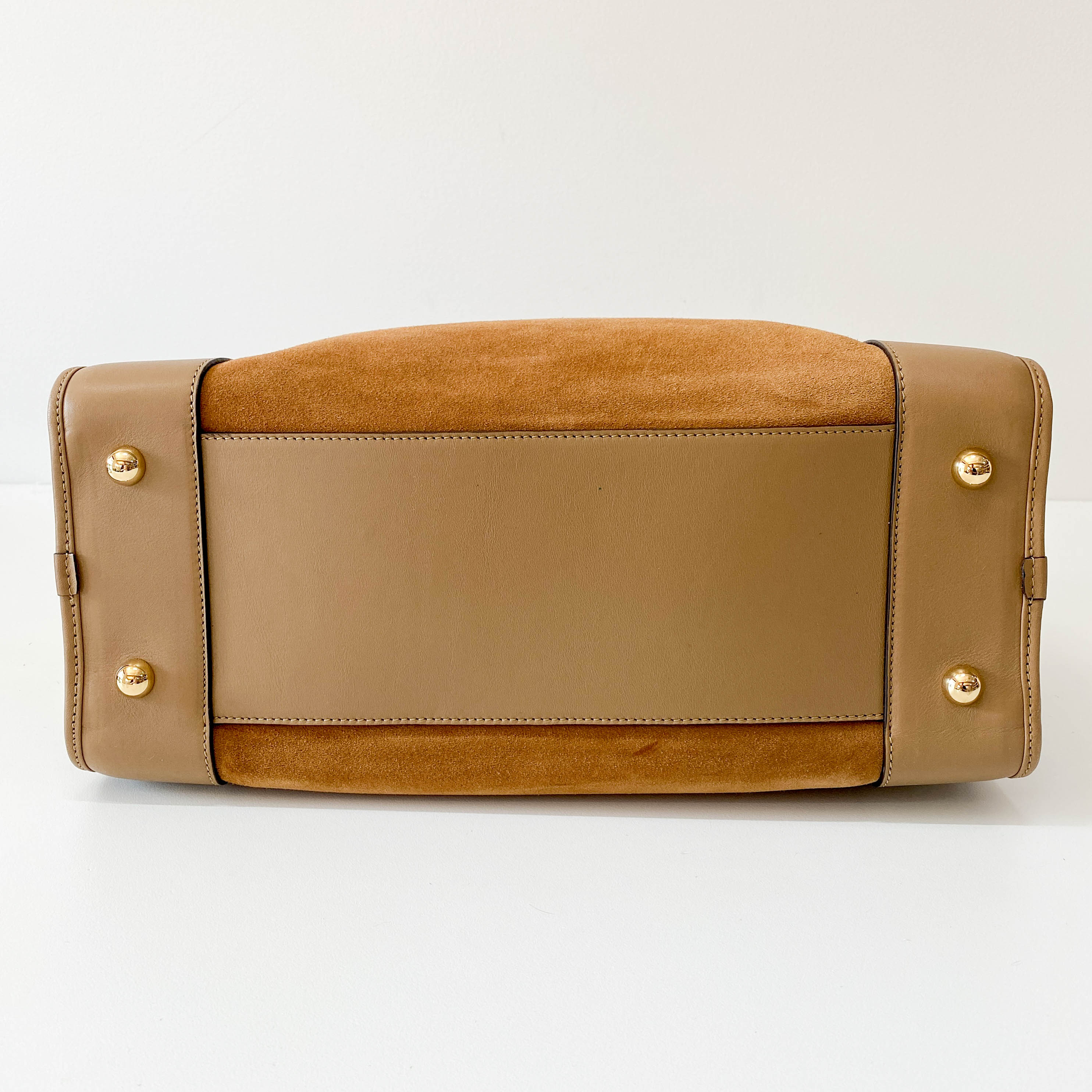 Amazona 36 Brown Suede & Leather Bag