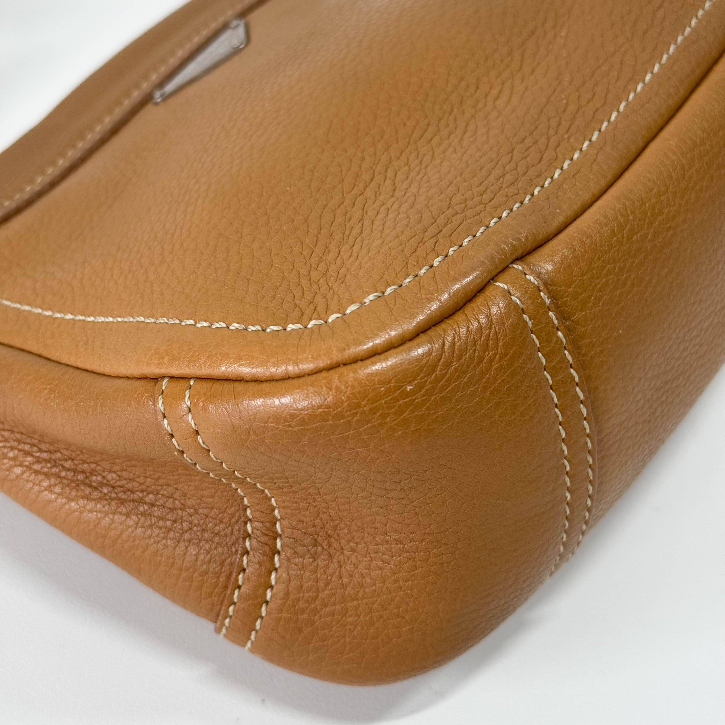 Small Brown Leather Shoulder Bag