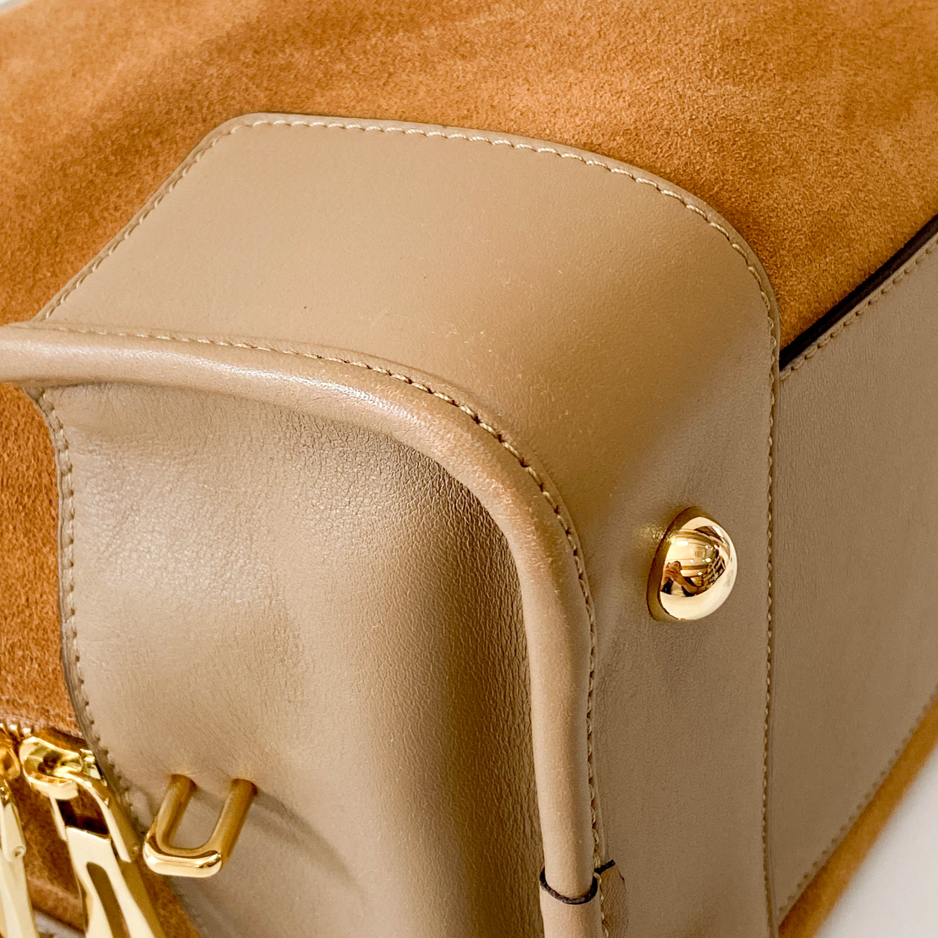 Amazona 36 Brown Suede & Leather Bag