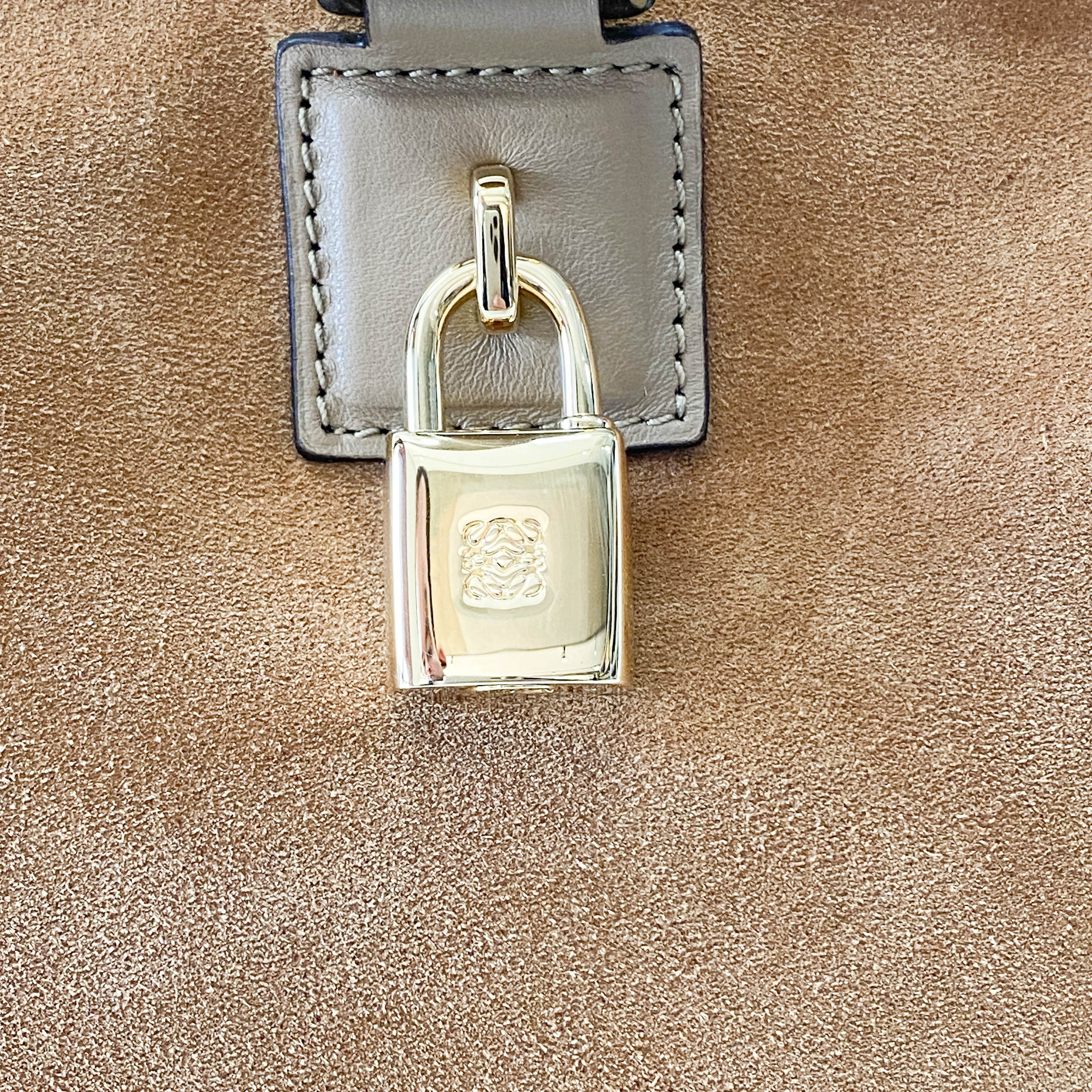 Amazona 36 Brown Suede & Leather Bag