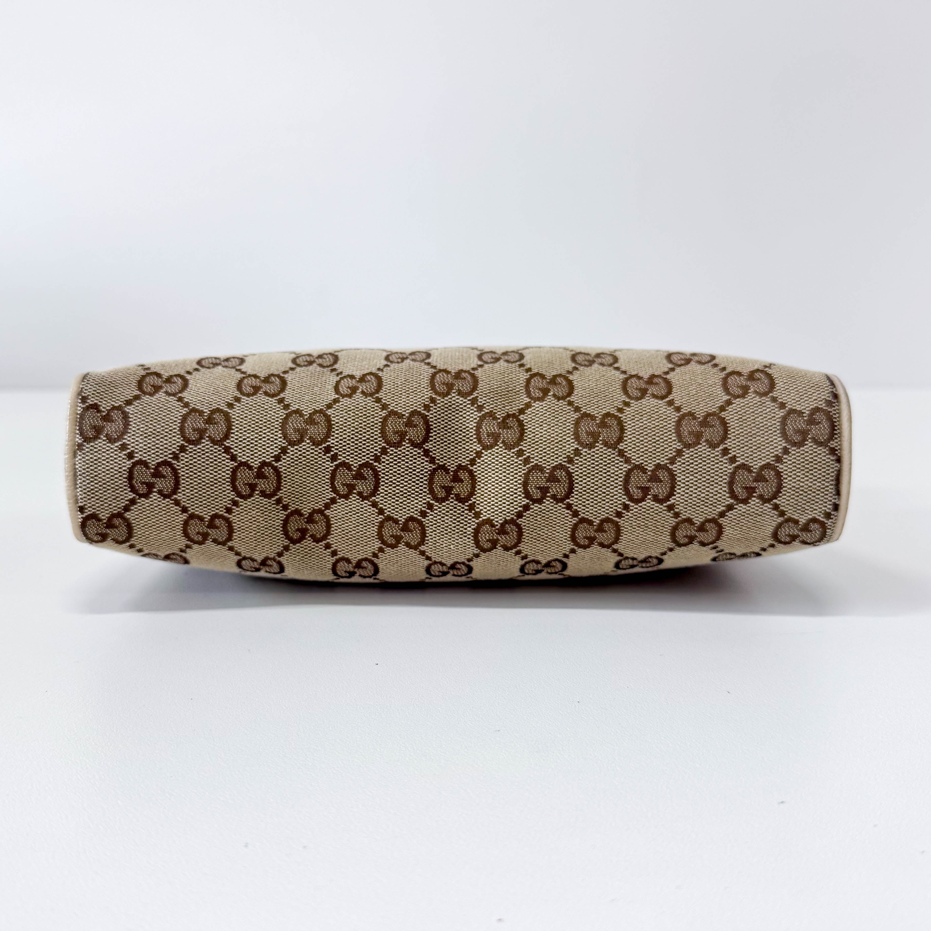 Mini Neutral GG Canvas Shoulder Bag