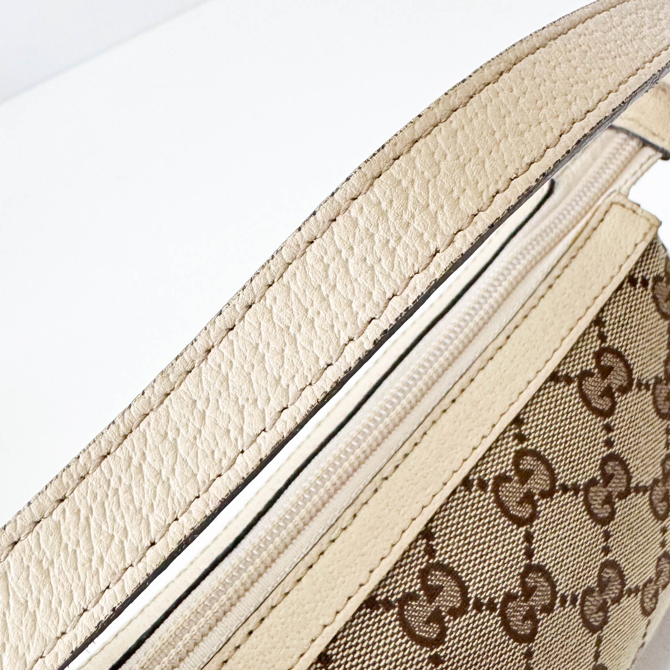 Mini Neutral GG Canvas Shoulder Bag