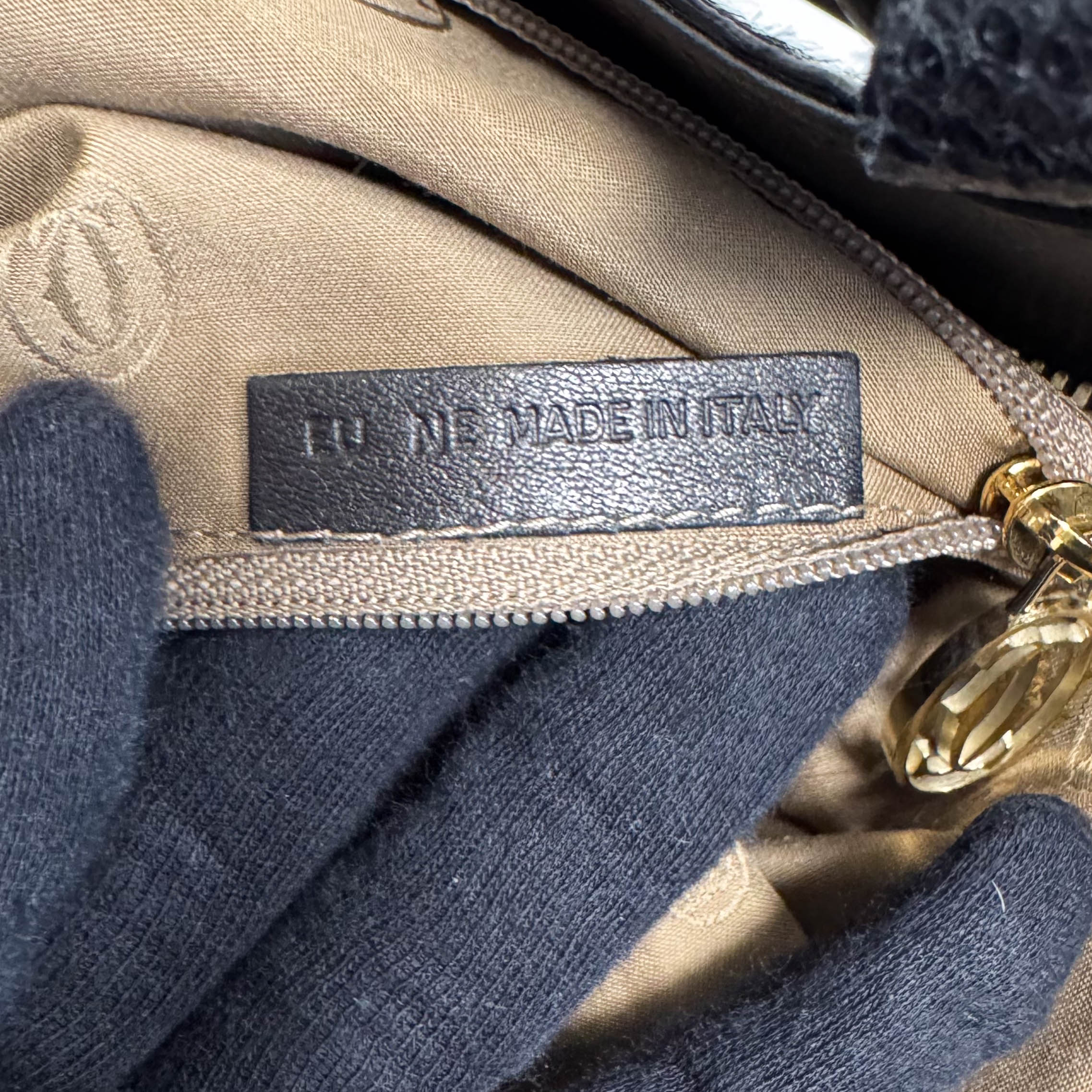 Marcello de Cartier Beige/Black Zebra Print Pony Hair