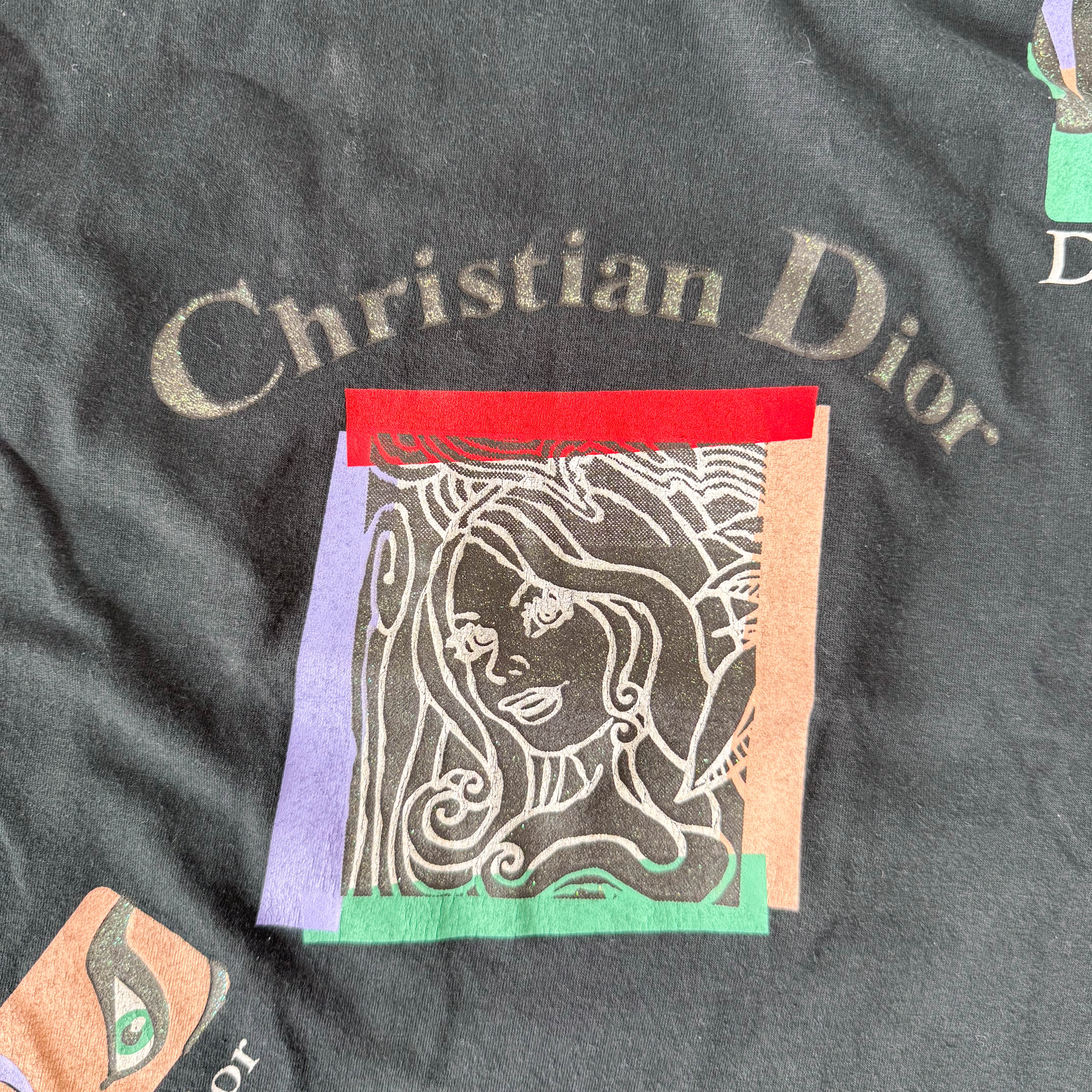 Size 8 US Black Dior Cotton Tank Top