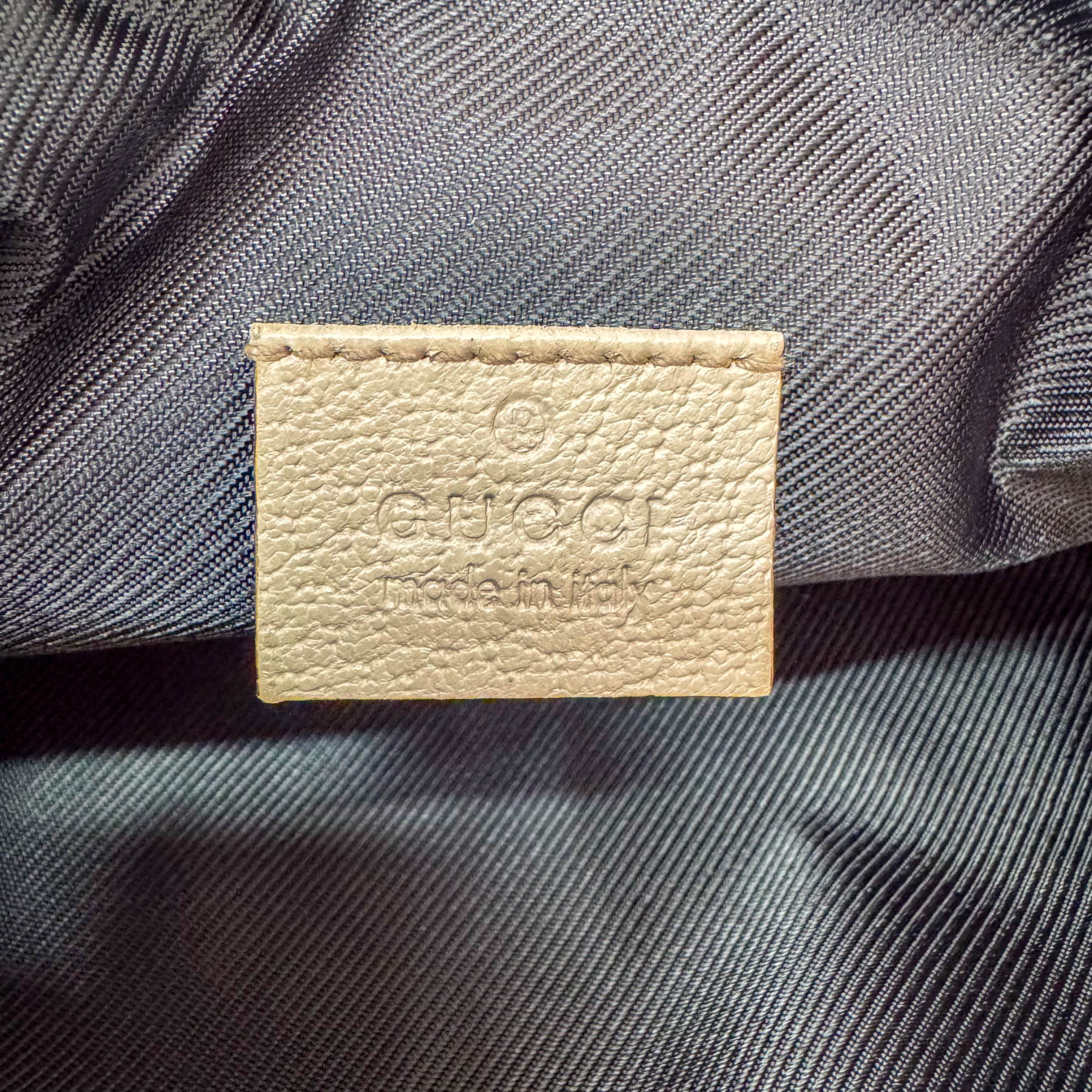 Mini Neutral GG Canvas Shoulder Bag