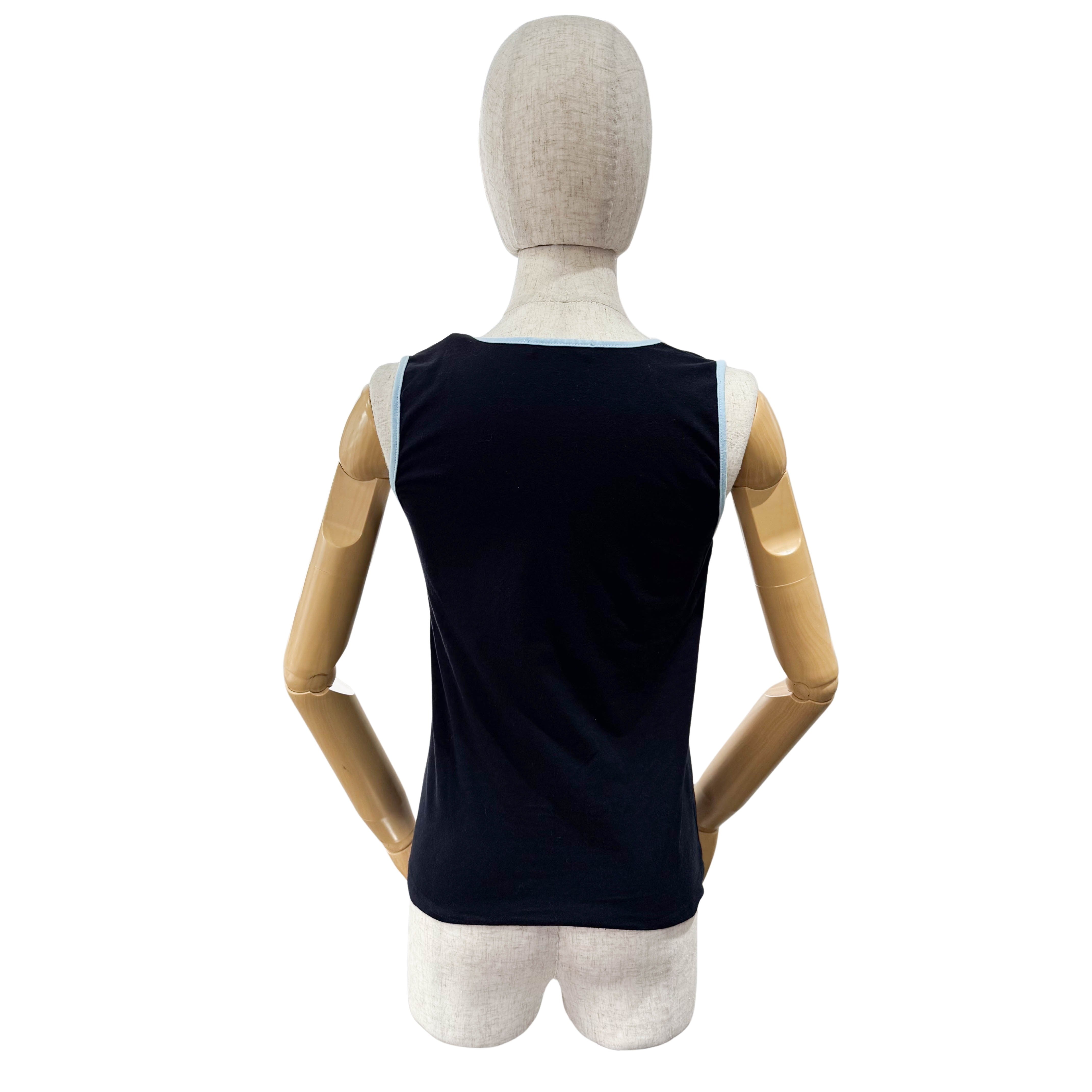 Size 8 US Black Dior Cotton Tank Top