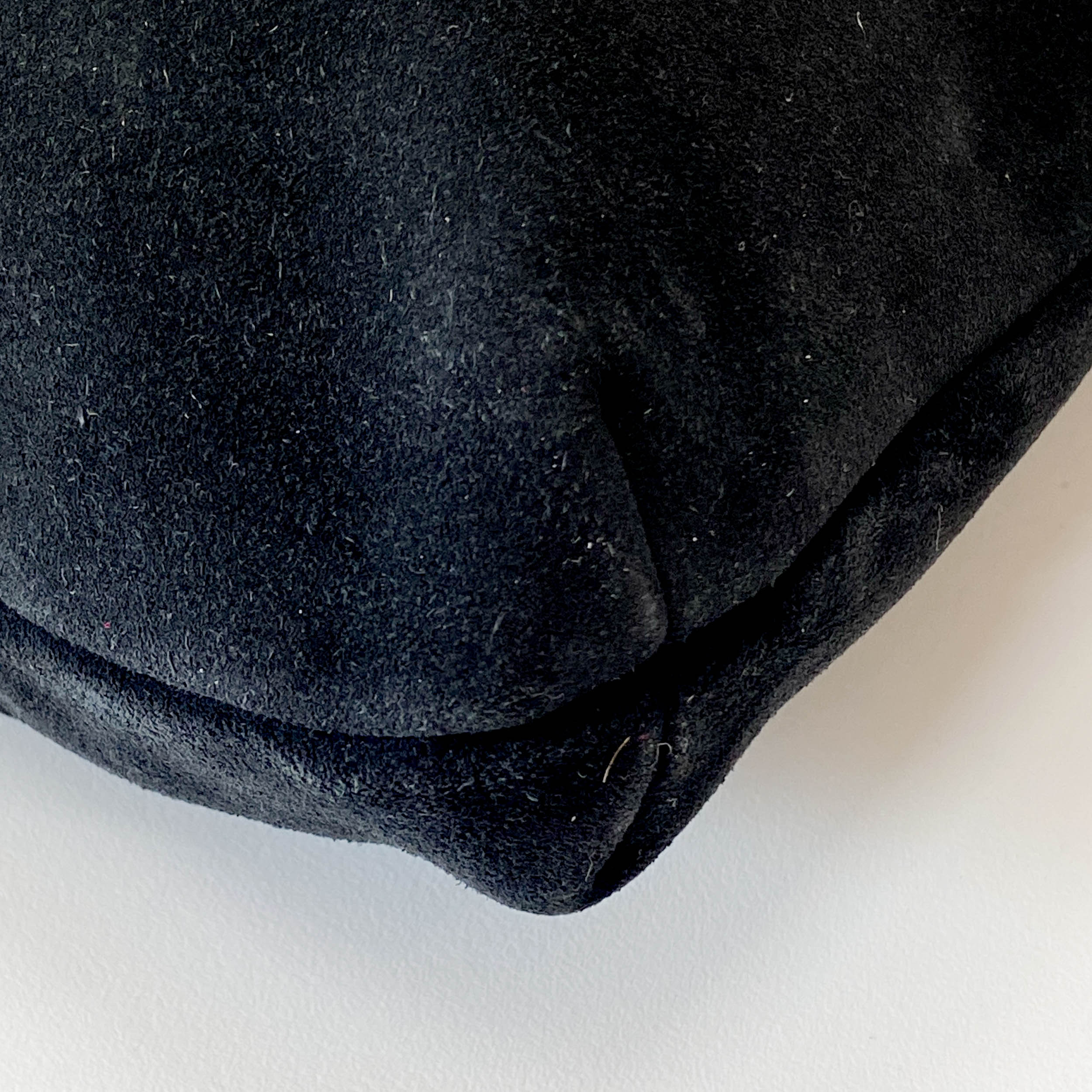 Black Suede Shoulder Bag