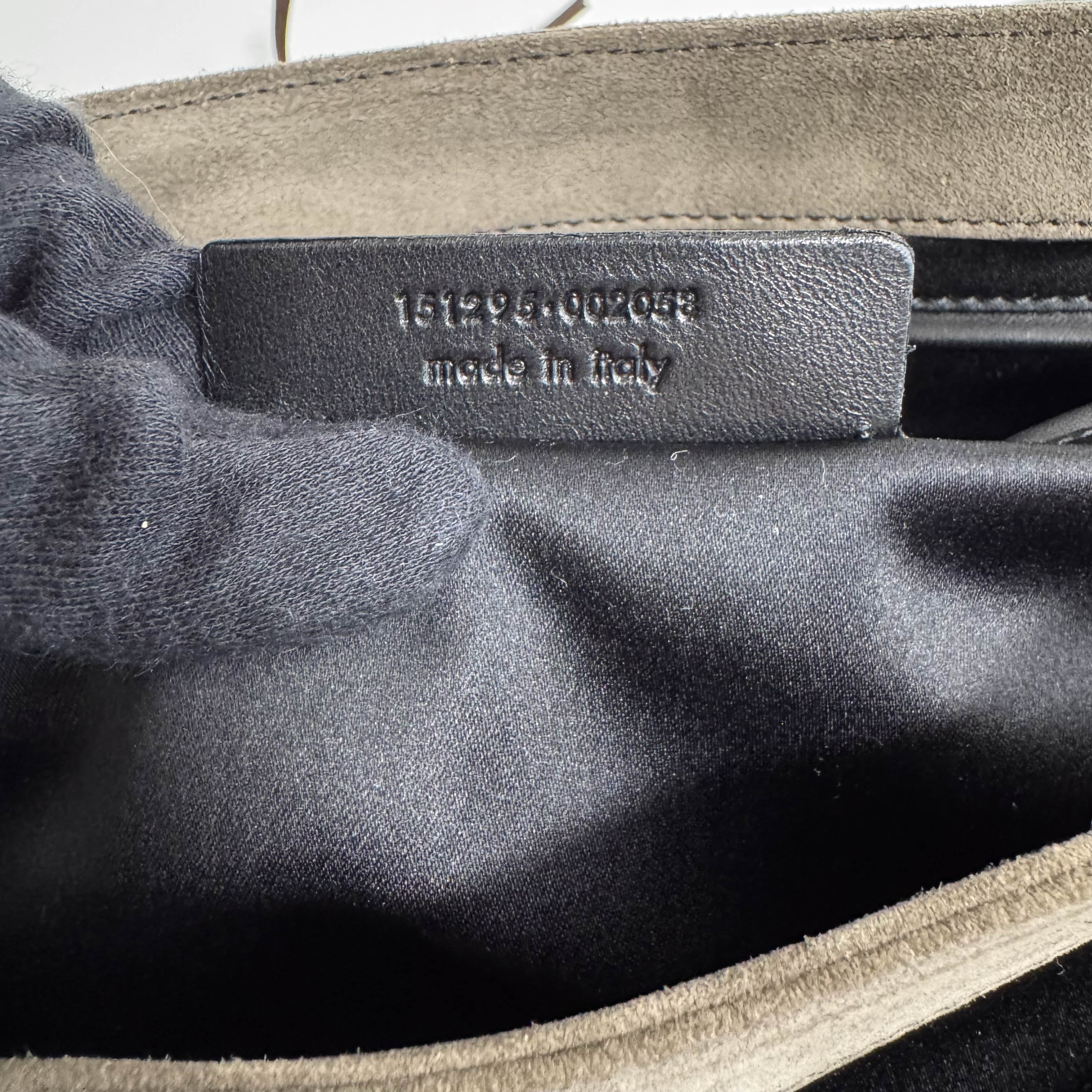 YSL Rive Gauche Brown Suede Shoulder Bag