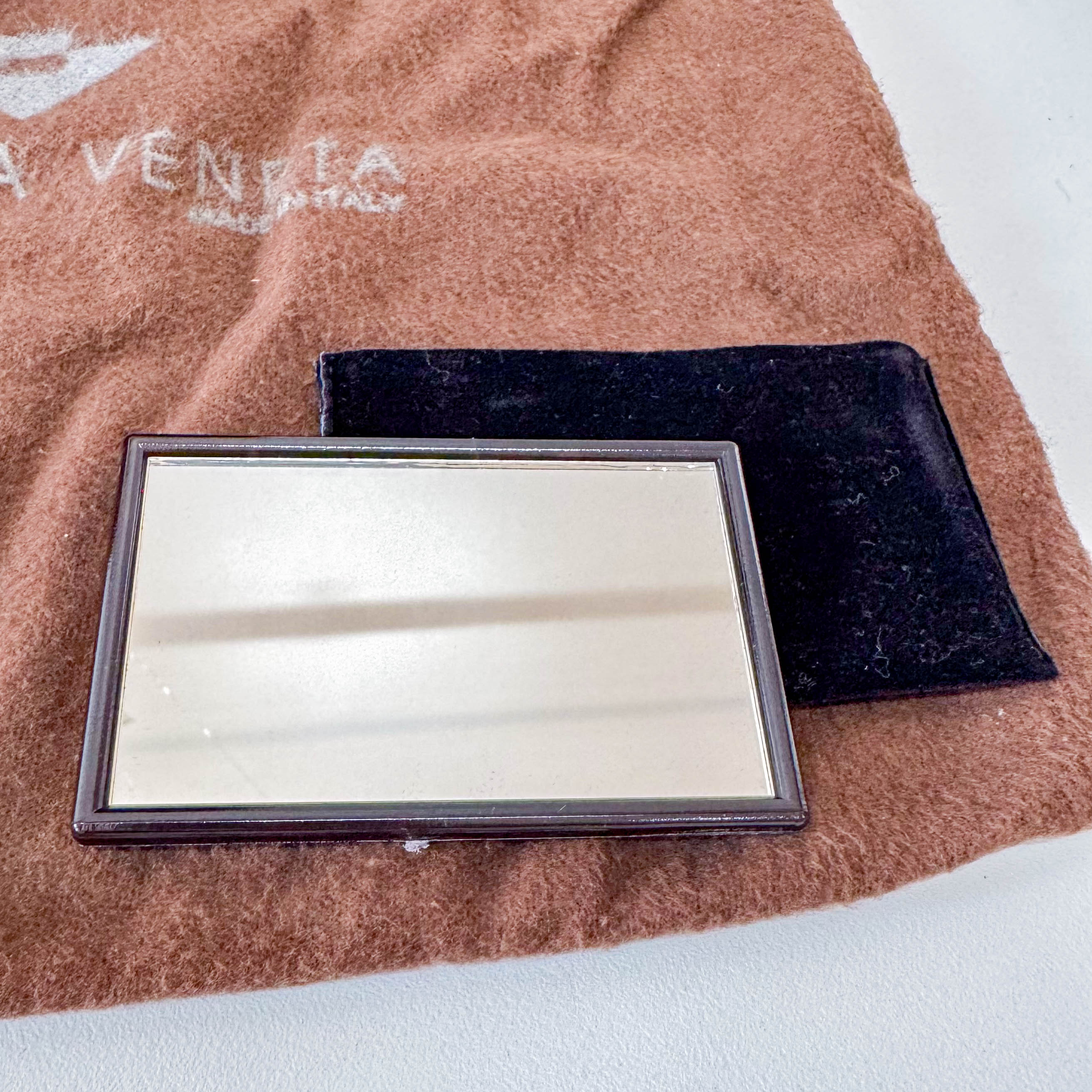 Brown Suede Embroidered Hnadbag