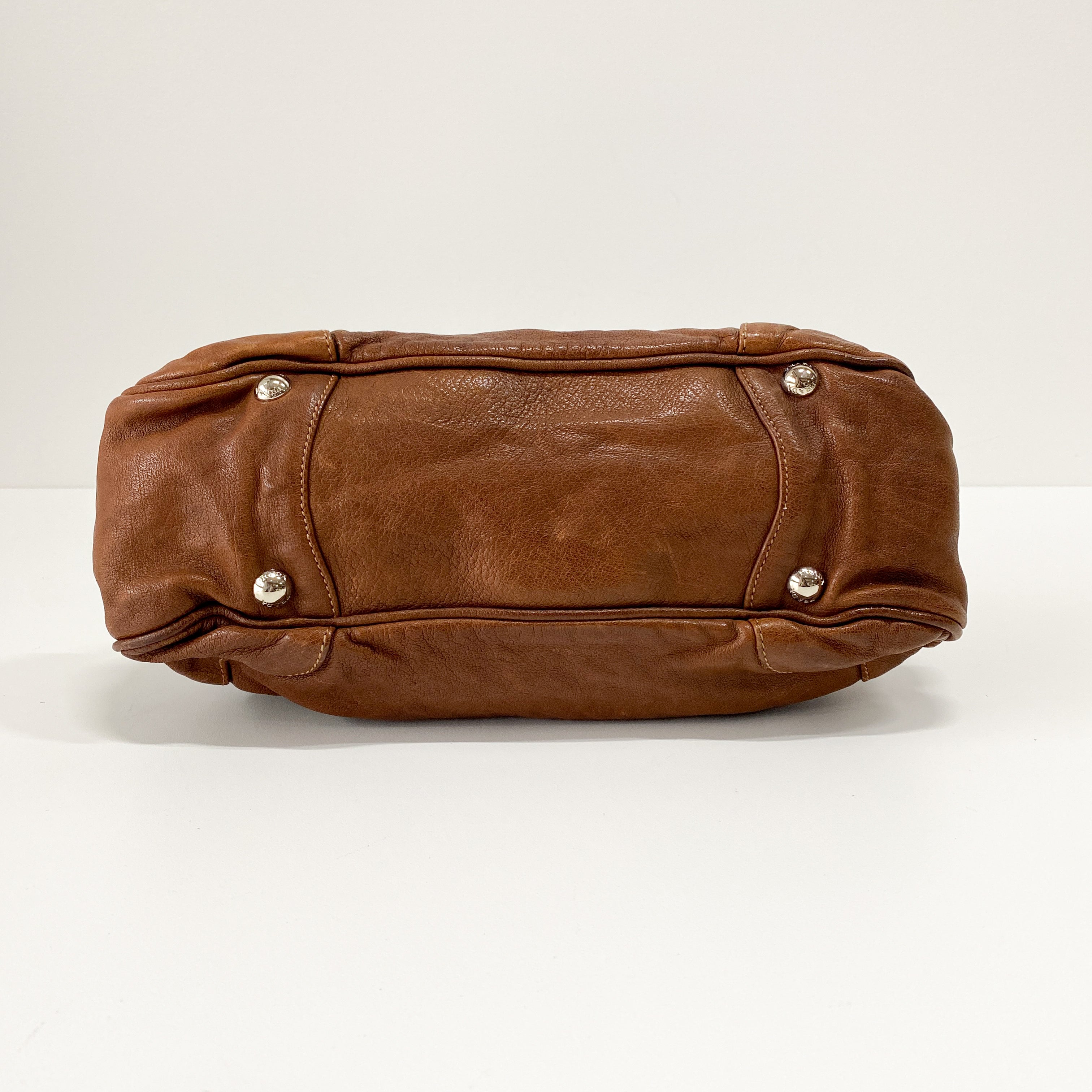 Brown Leather Shoulder Bag