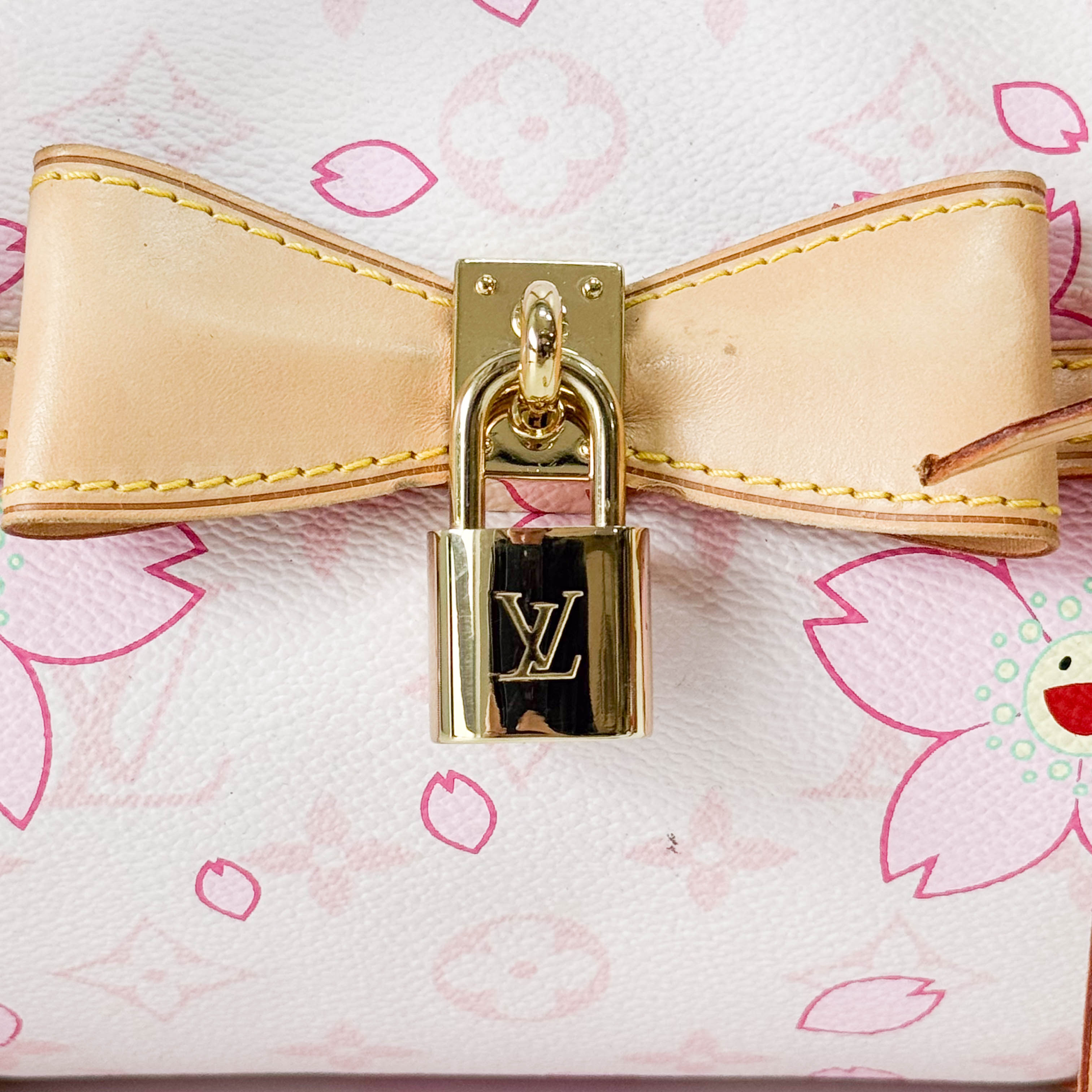 Takashi Murakami Monogram Cherry Blossom Papillon 26 Shoulder Bag