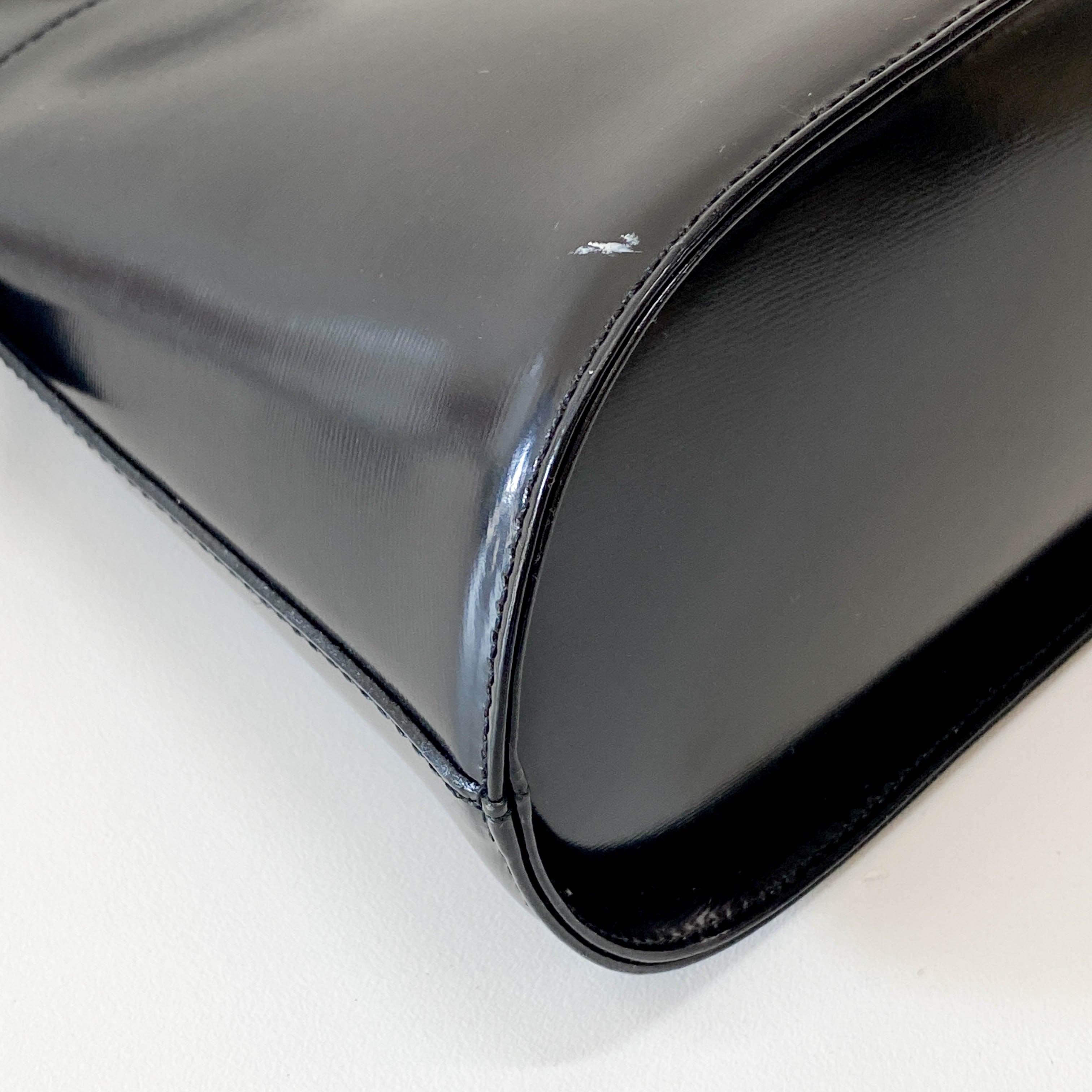 Black Leather Shoulder Bag