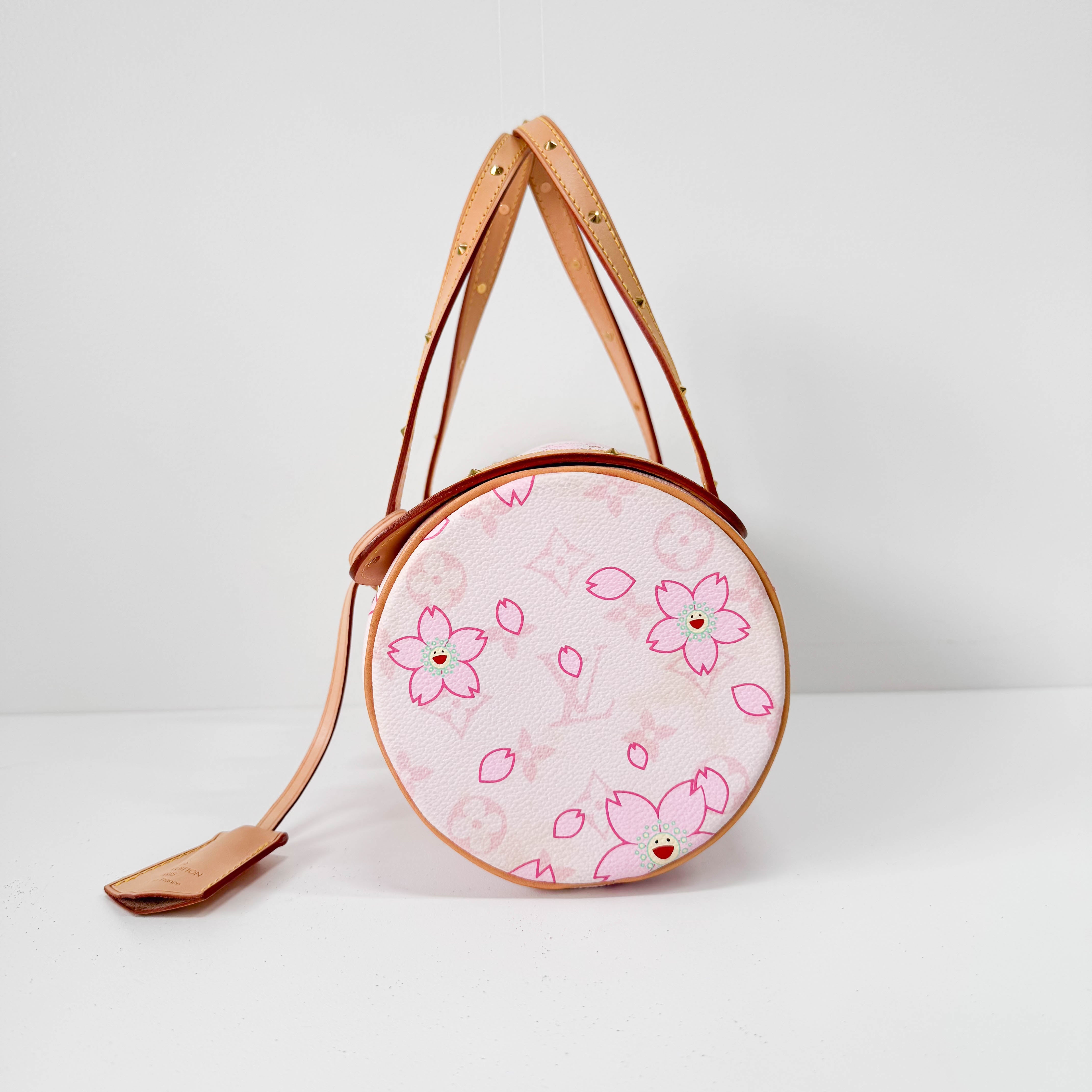 Takashi Murakami Monogram Cherry Blossom Papillon 26 Shoulder Bag