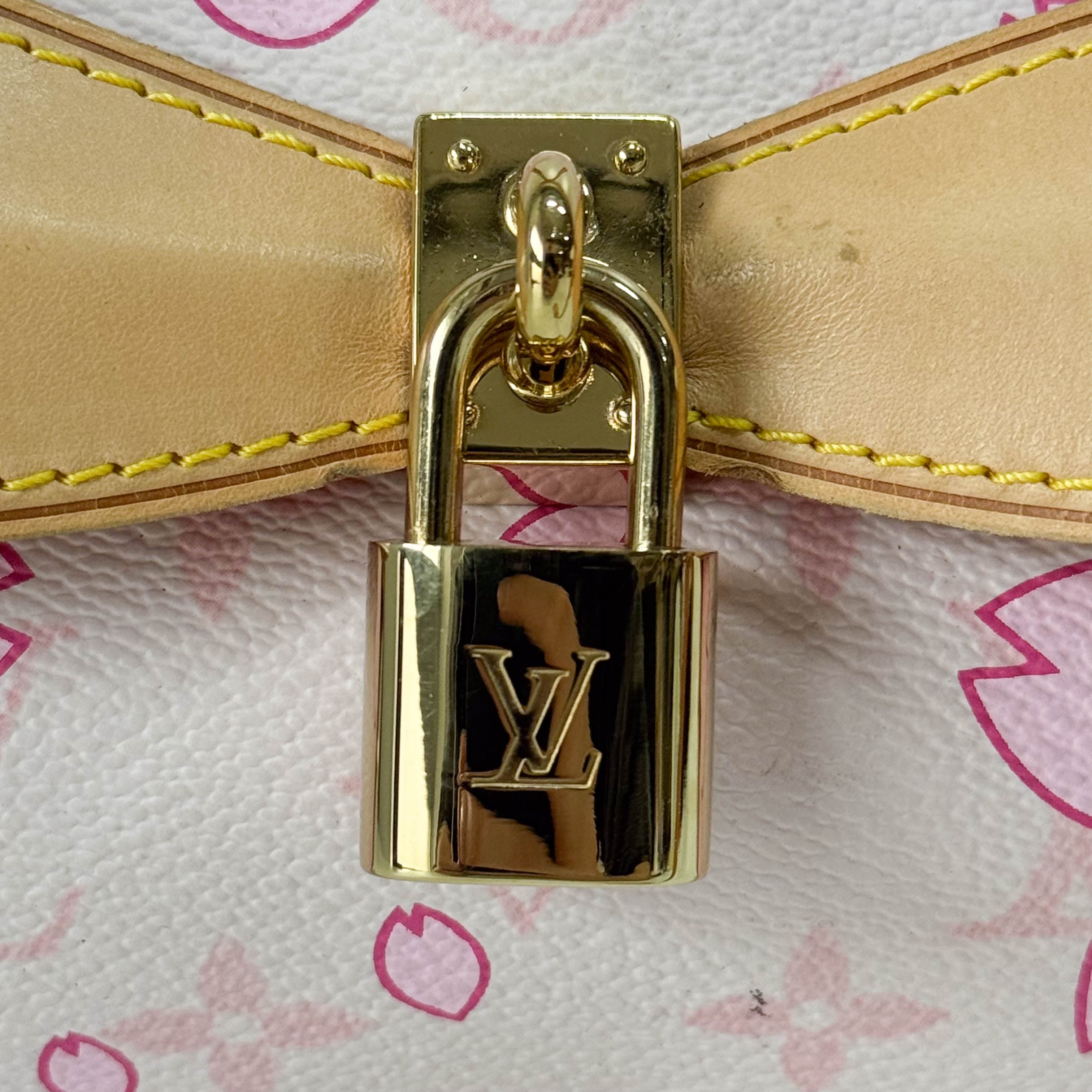 Takashi Murakami Monogram Cherry Blossom Papillon 26 Shoulder Bag