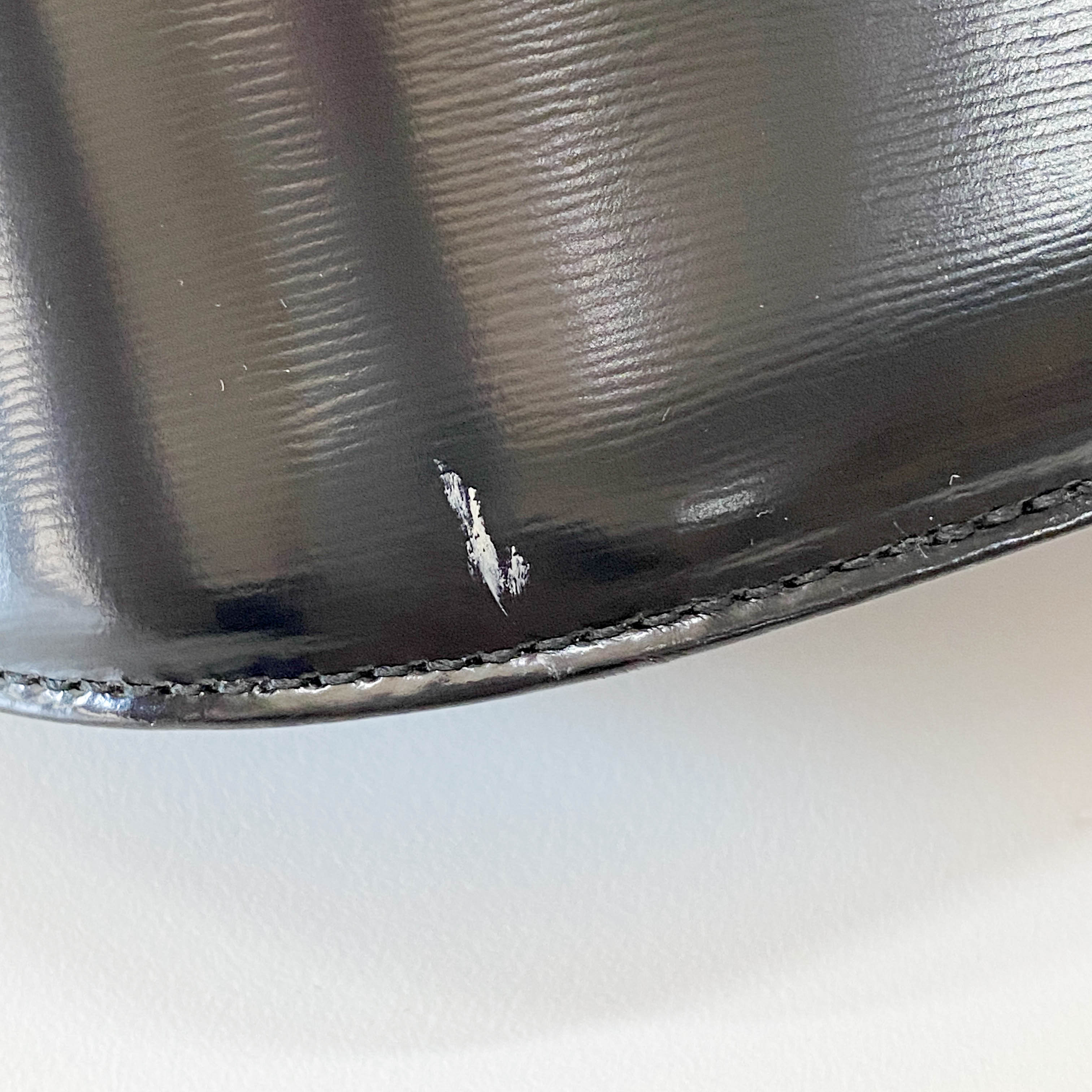 Black Leather Shoulder Bag