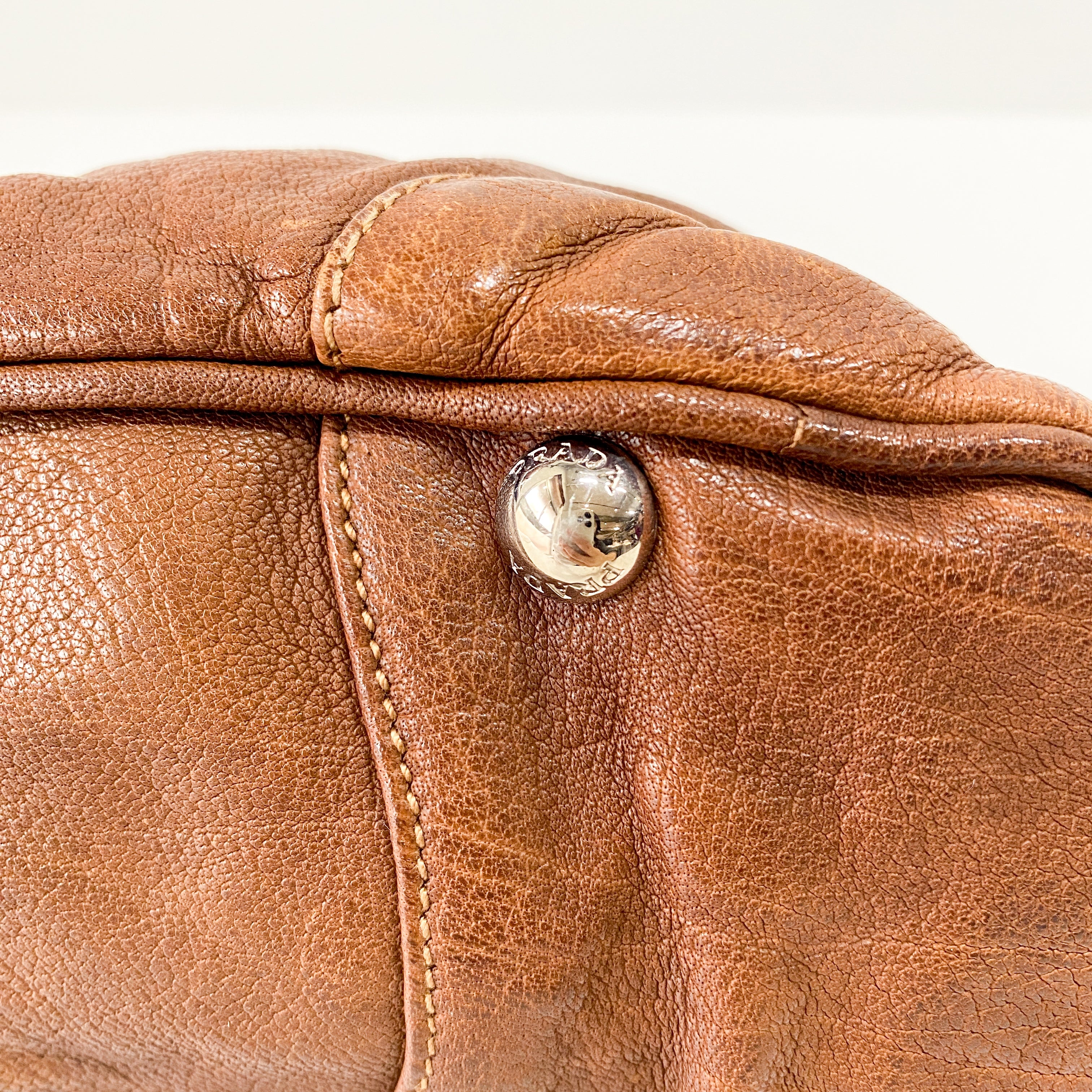 Brown Leather Shoulder Bag