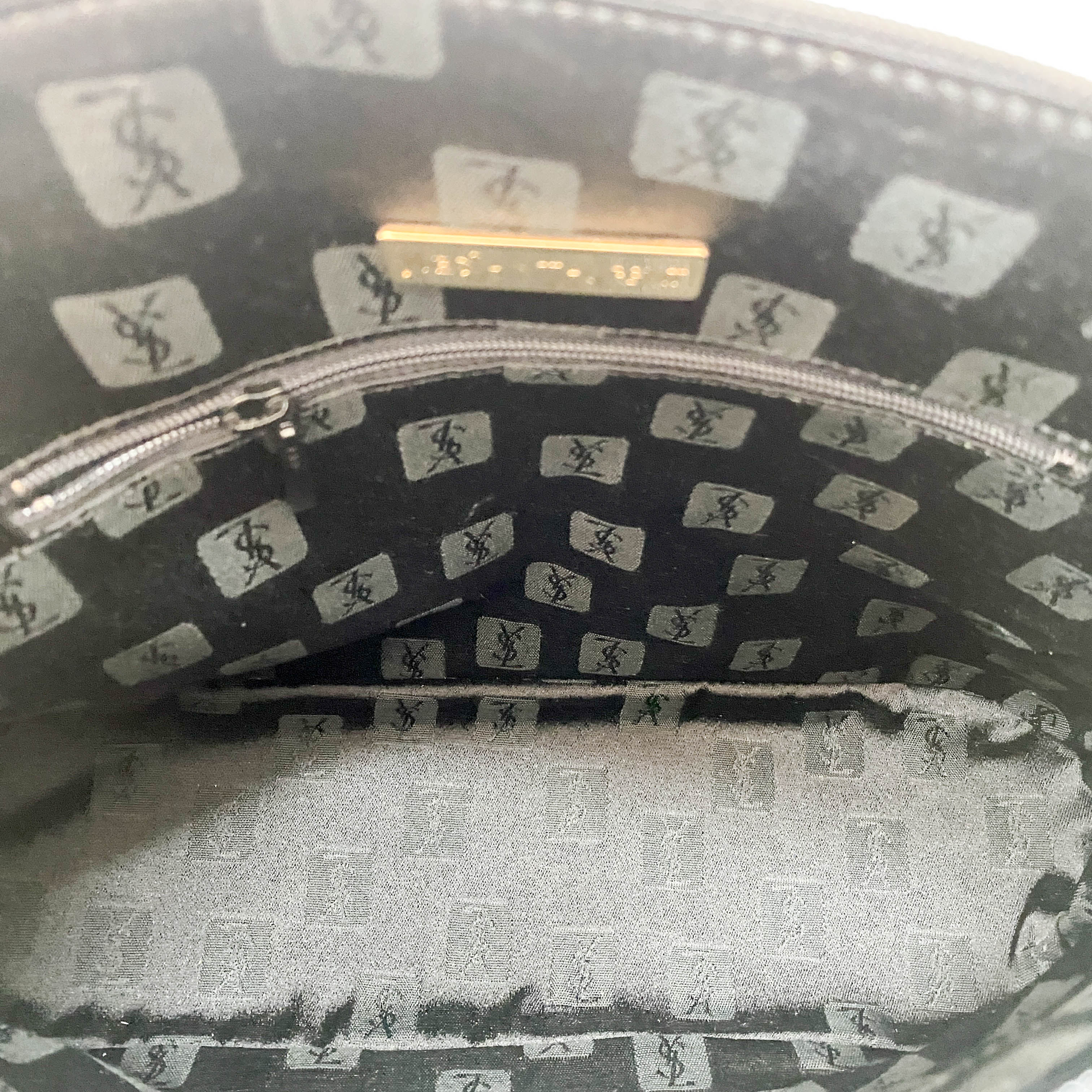 Black Leather Shoulder Bag