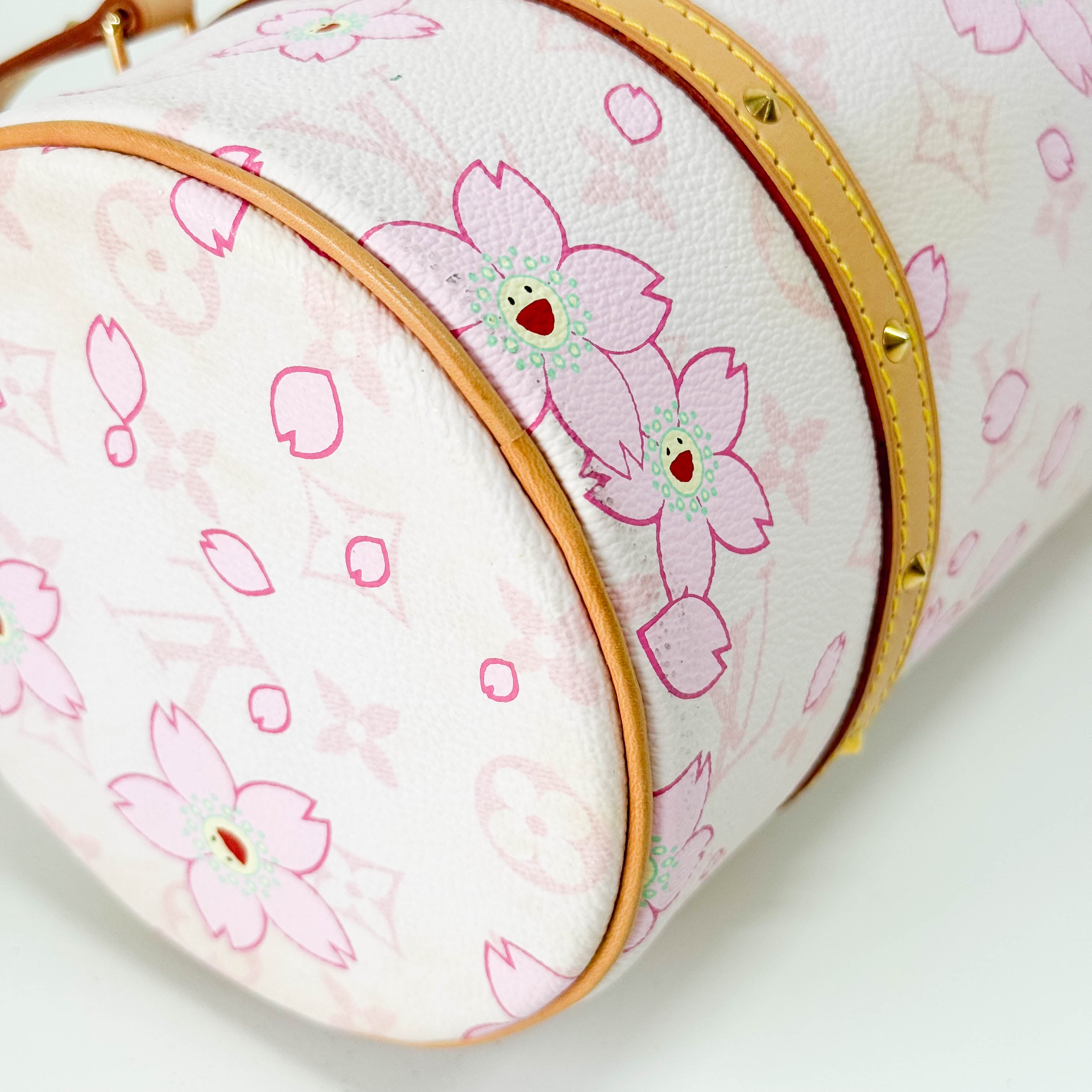 Takashi Murakami Monogram Cherry Blossom Papillon 26 Shoulder Bag