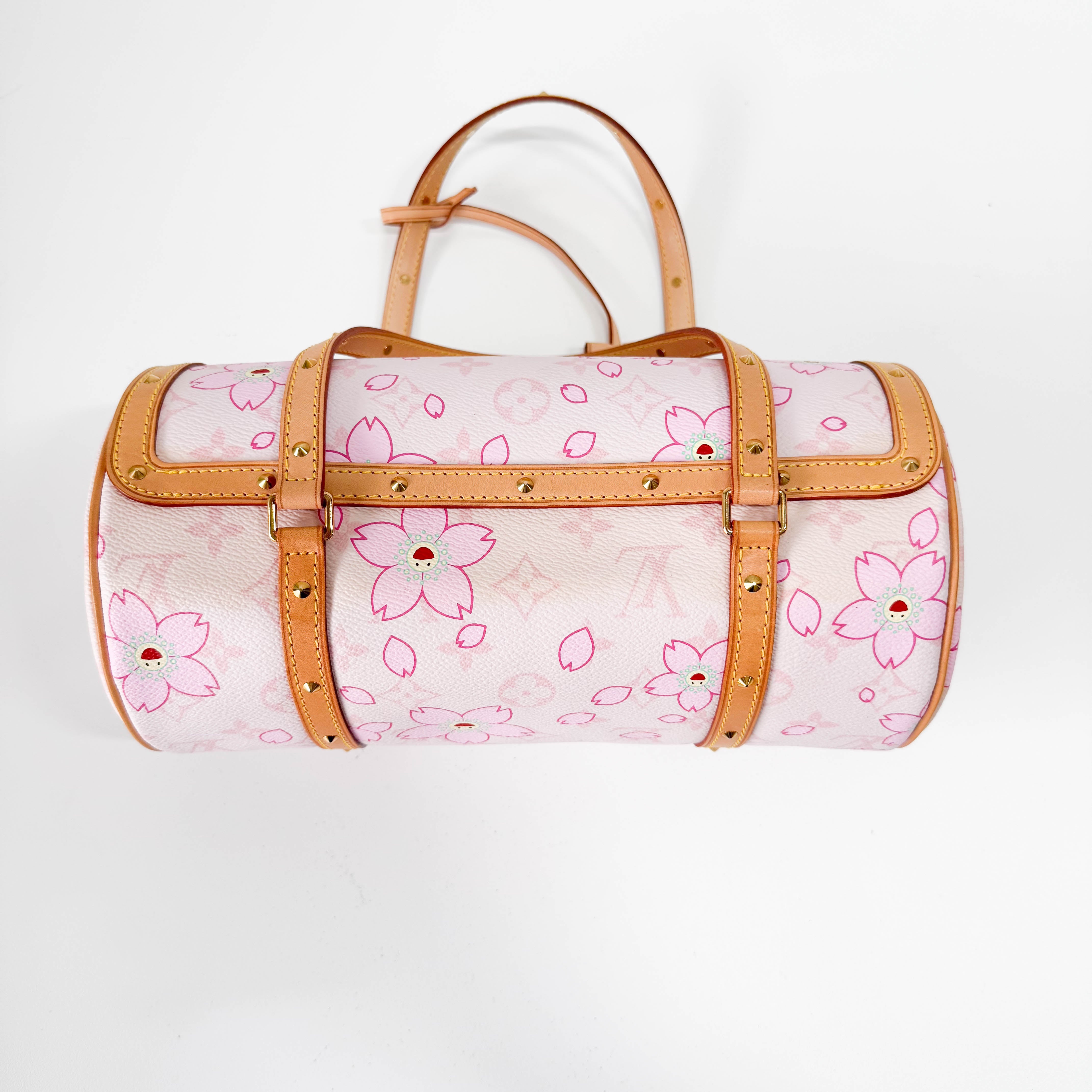 Takashi Murakami Monogram Cherry Blossom Papillon 26 Shoulder Bag