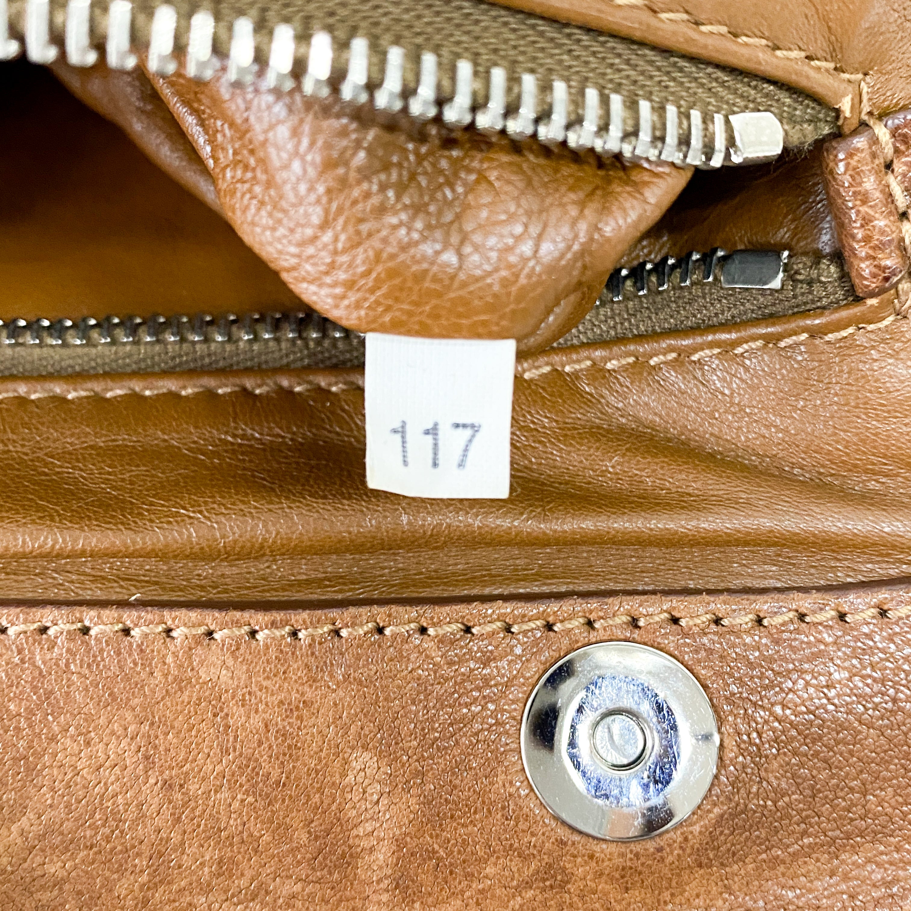 Brown Leather Shoulder Bag