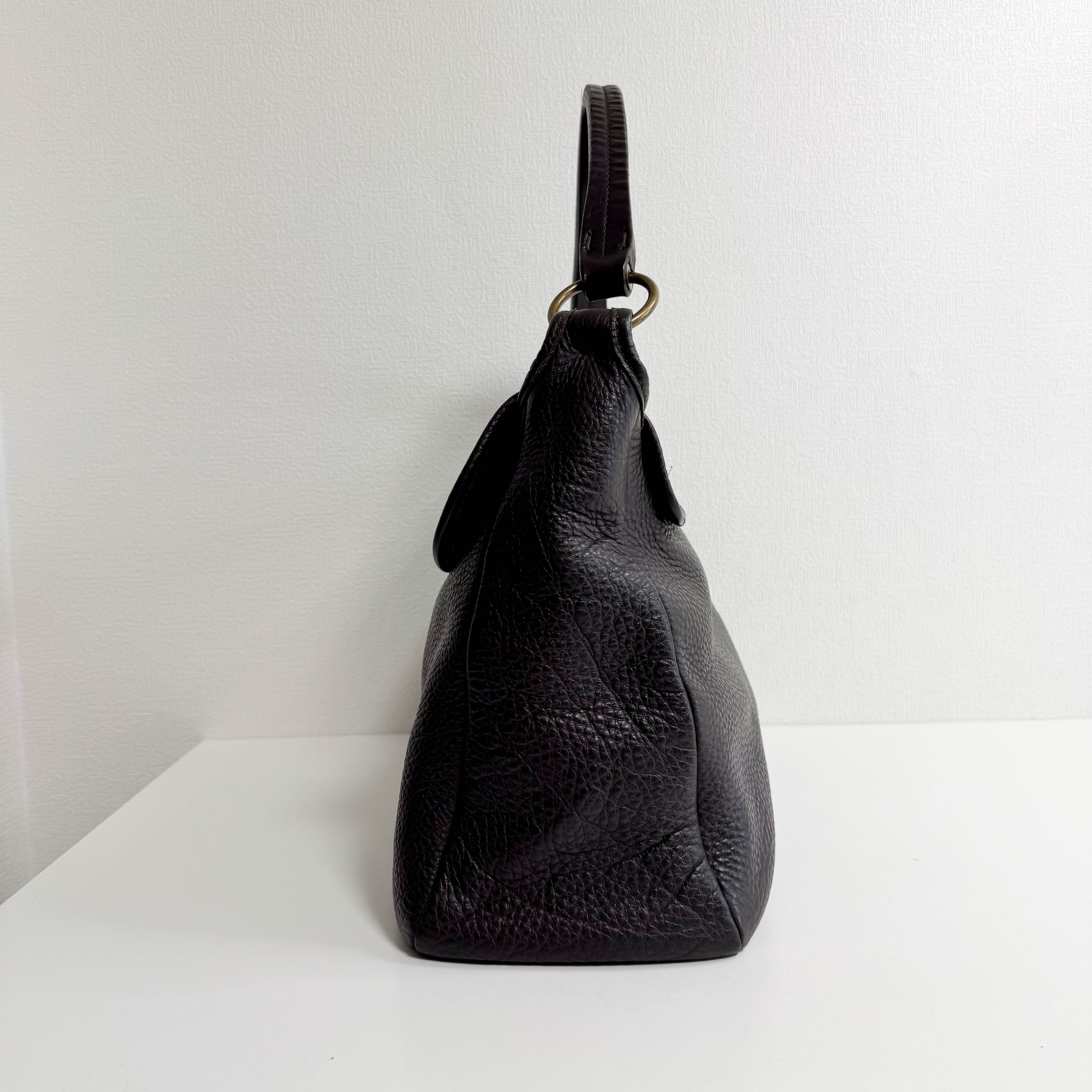 Archive Brown Leather Shoulder Bag