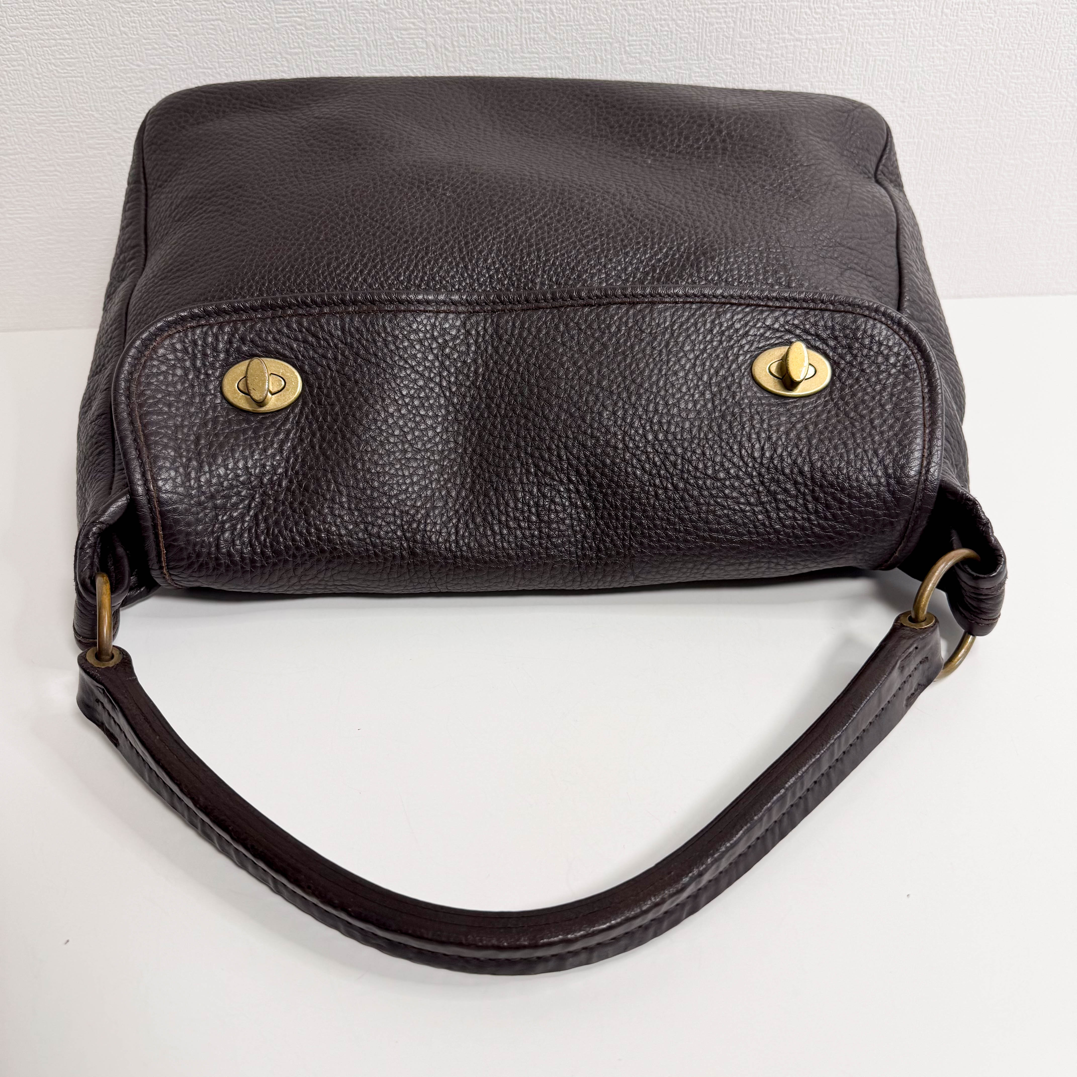 Archive Brown Leather Shoulder Bag