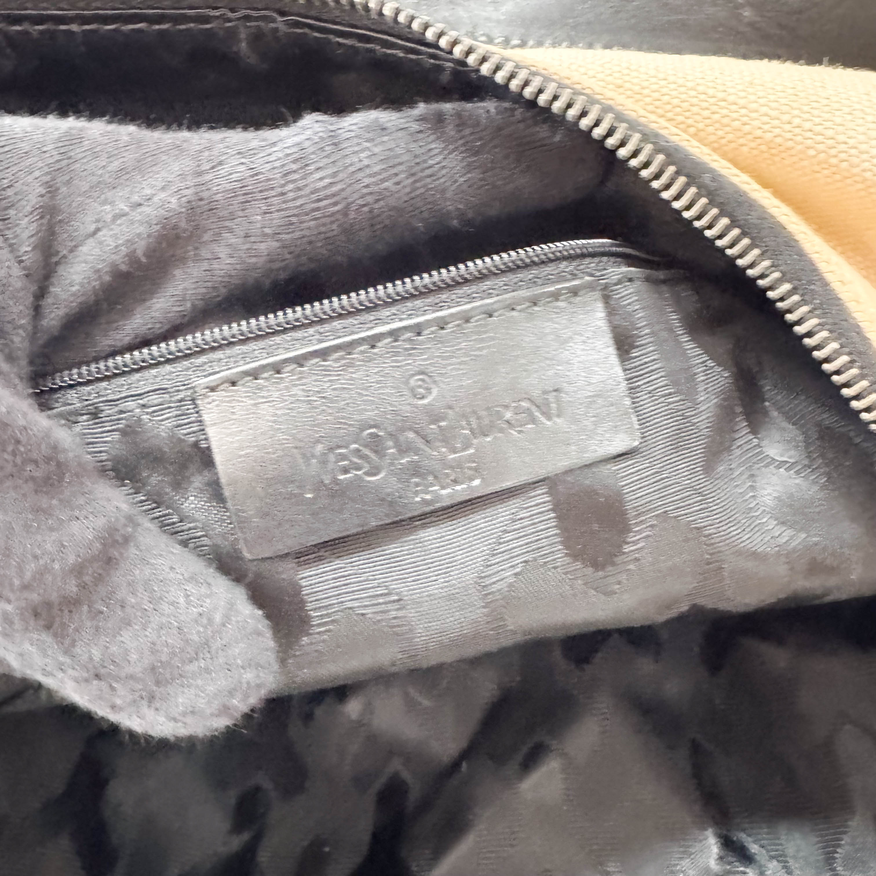 Cotton Canvas Hobo Large Shoulder Bag