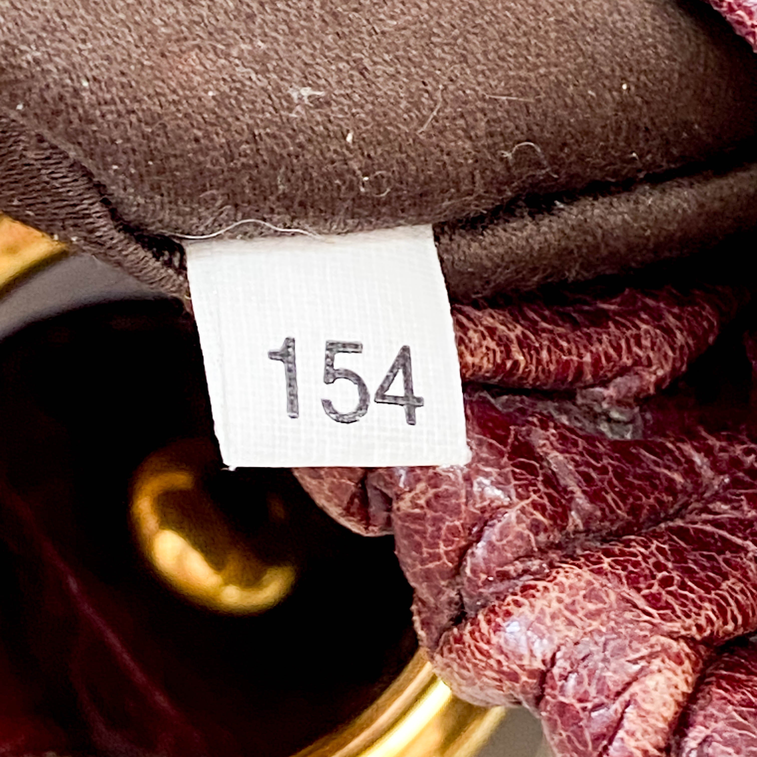 Vitello Burgundy Calfskin Handbag