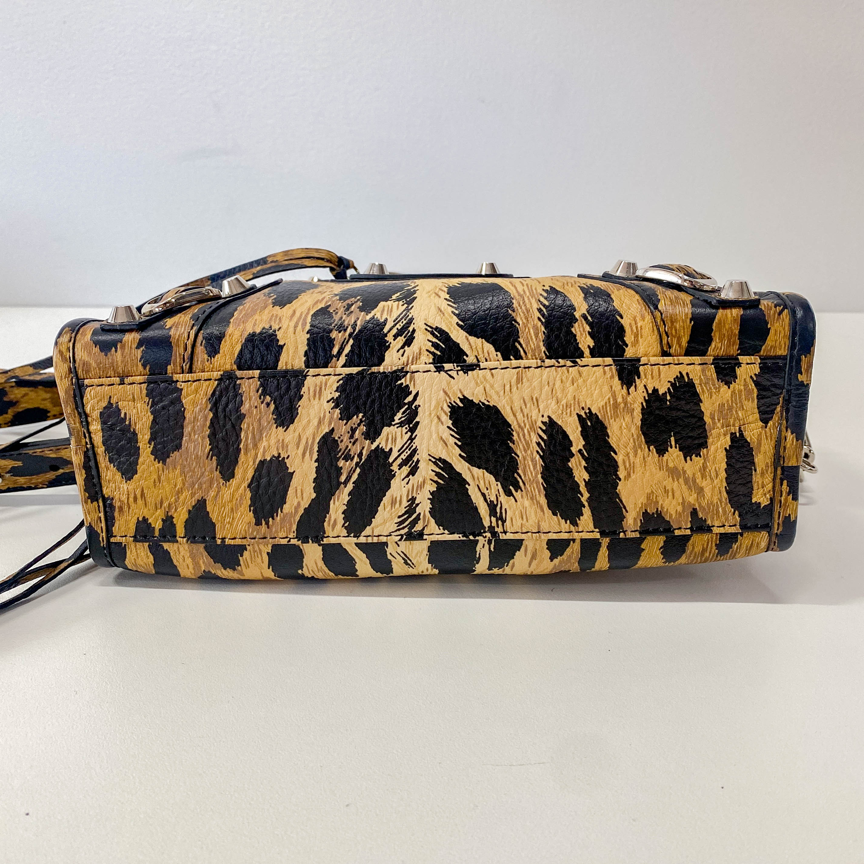 Mini Le City Animal Print Leather Bag