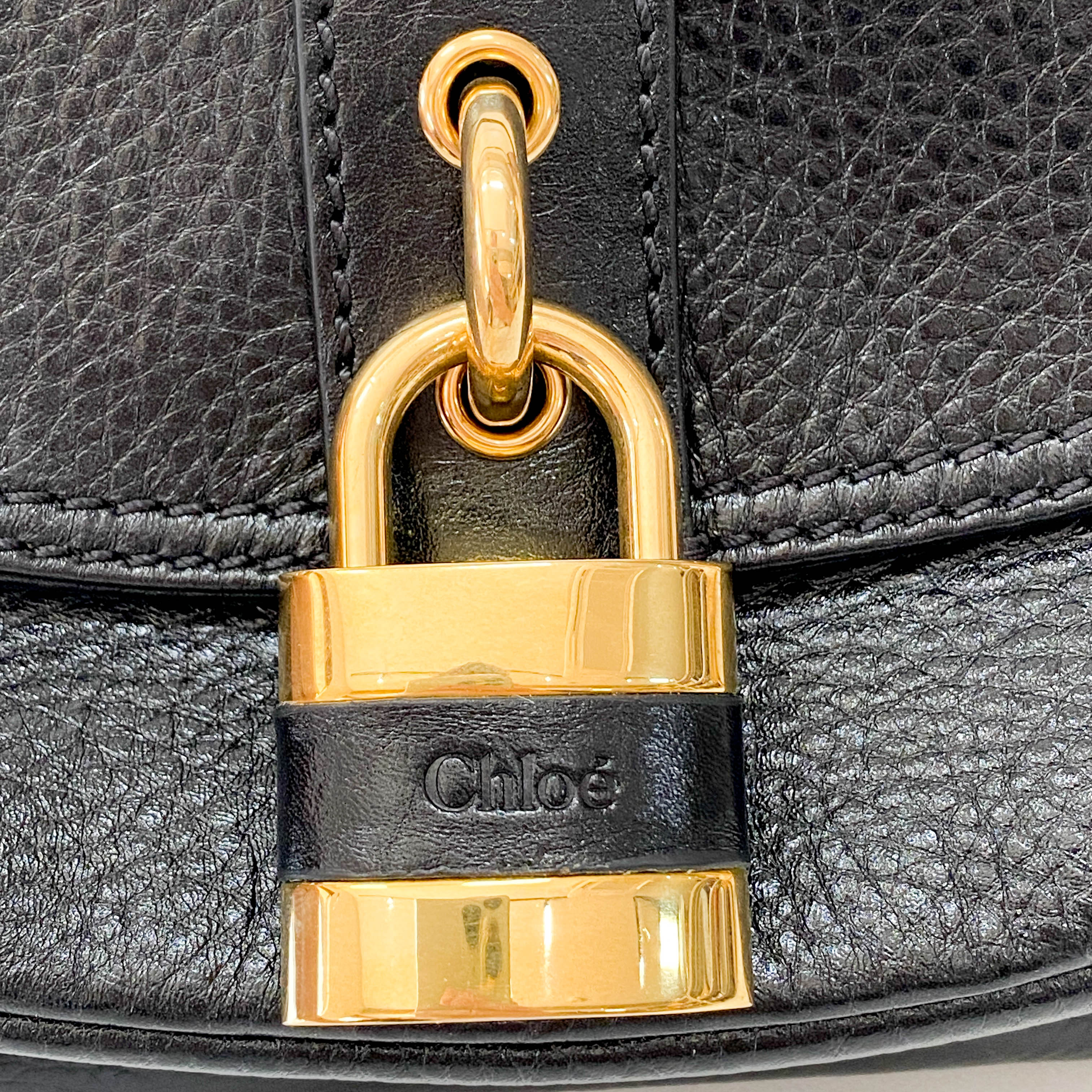 Black Leather Shoulder Bag